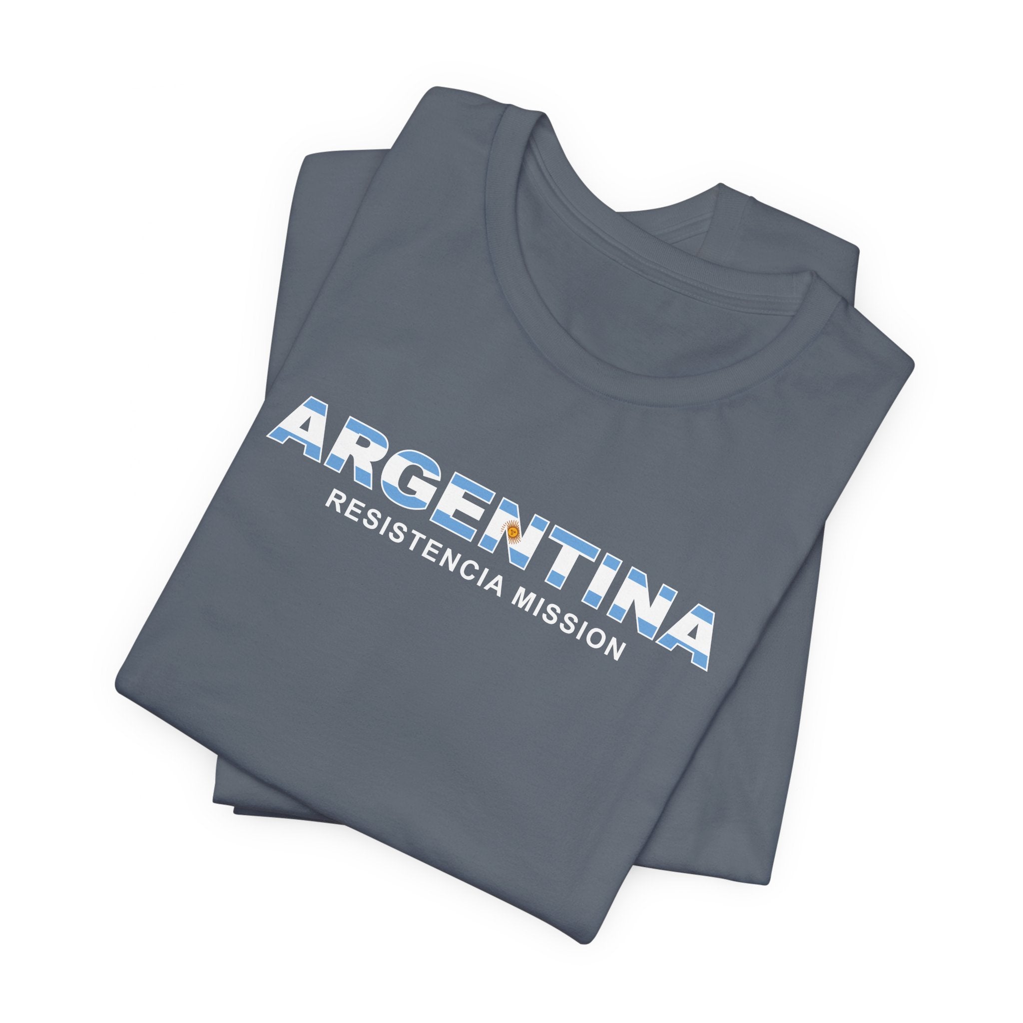 Argentina Resistencia Mission Flag Title T-shirt - Mission Wishlist - LDS Missionary Gift Store