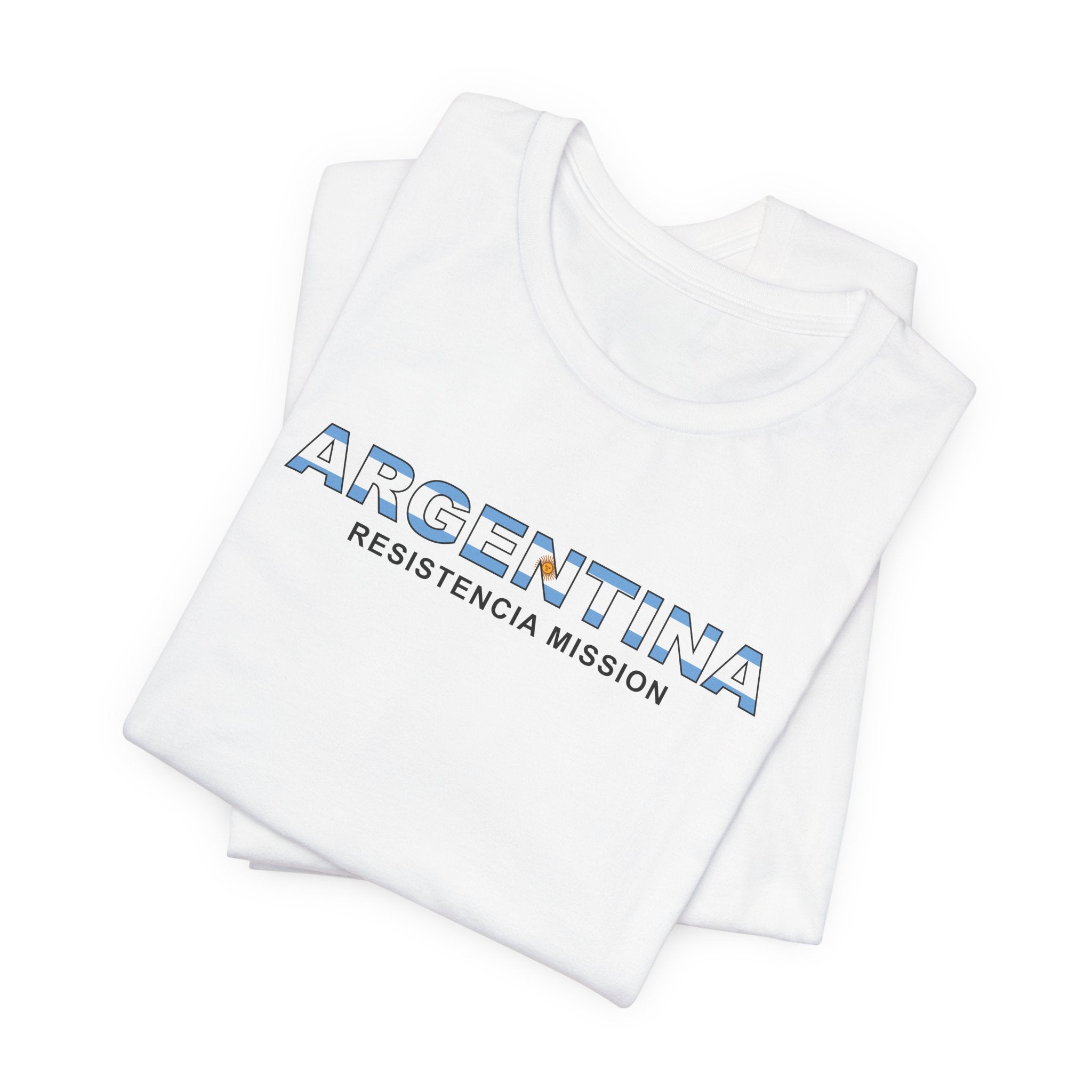Argentina Resistencia Mission Flag Title T-shirt - Mission Wishlist - LDS Missionary Gift Store