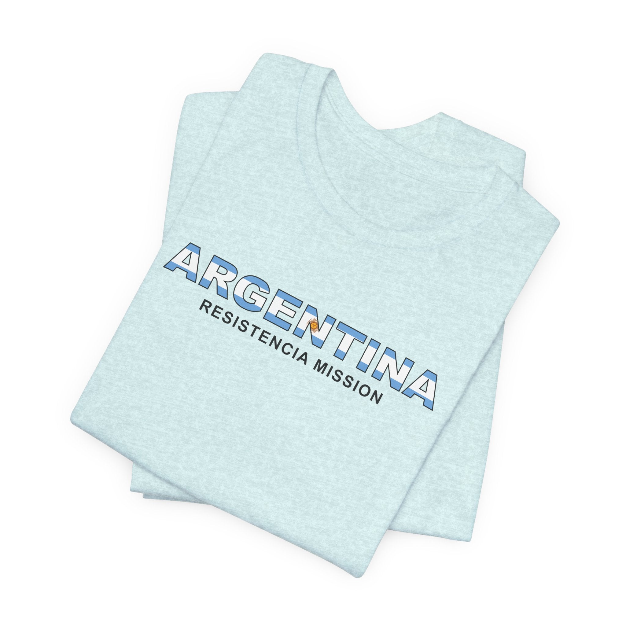 Argentina Resistencia Mission Flag Title T-shirt - Mission Wishlist - LDS Missionary Gift Store