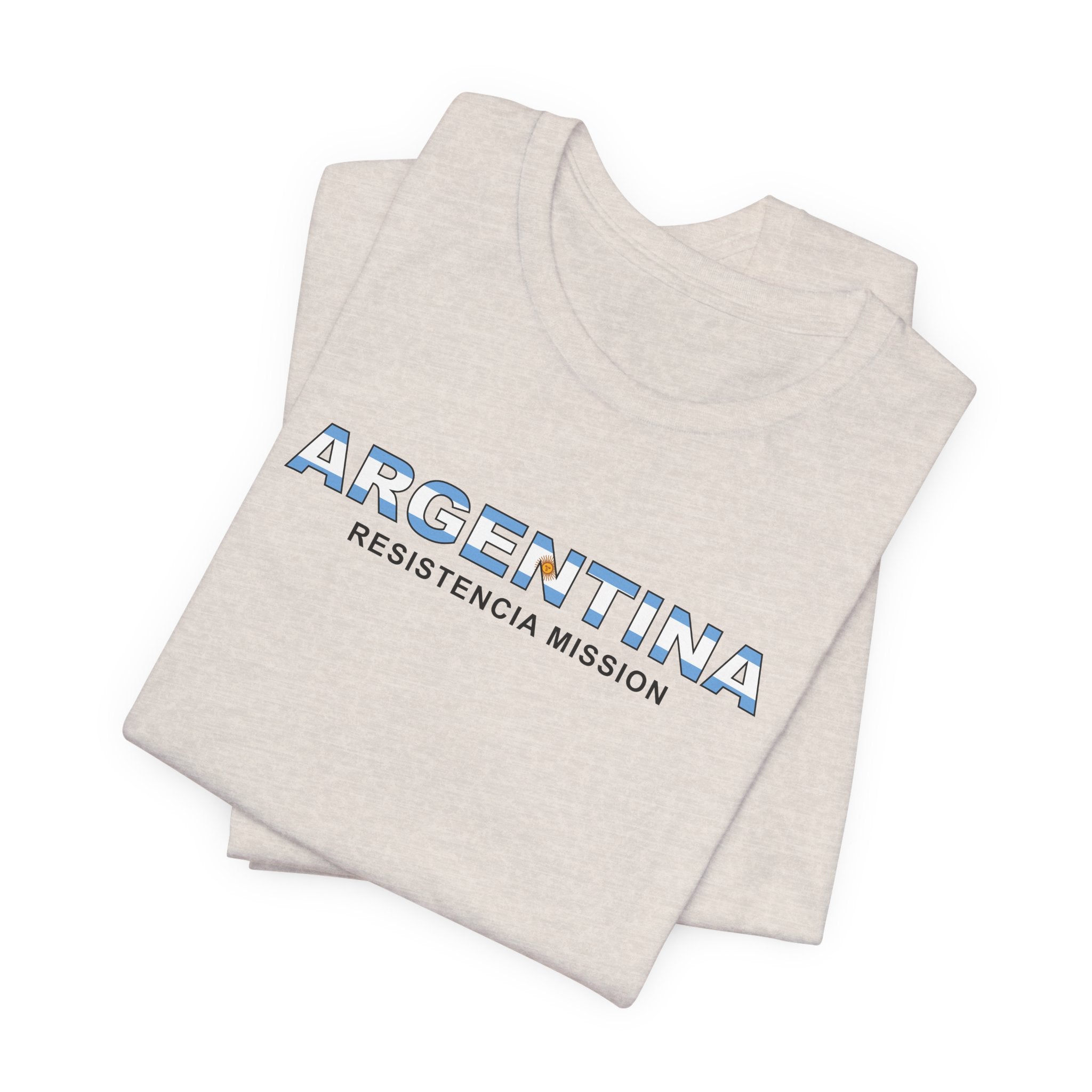 Argentina Resistencia Mission Flag Title T-shirt - Mission Wishlist - LDS Missionary Gift Store