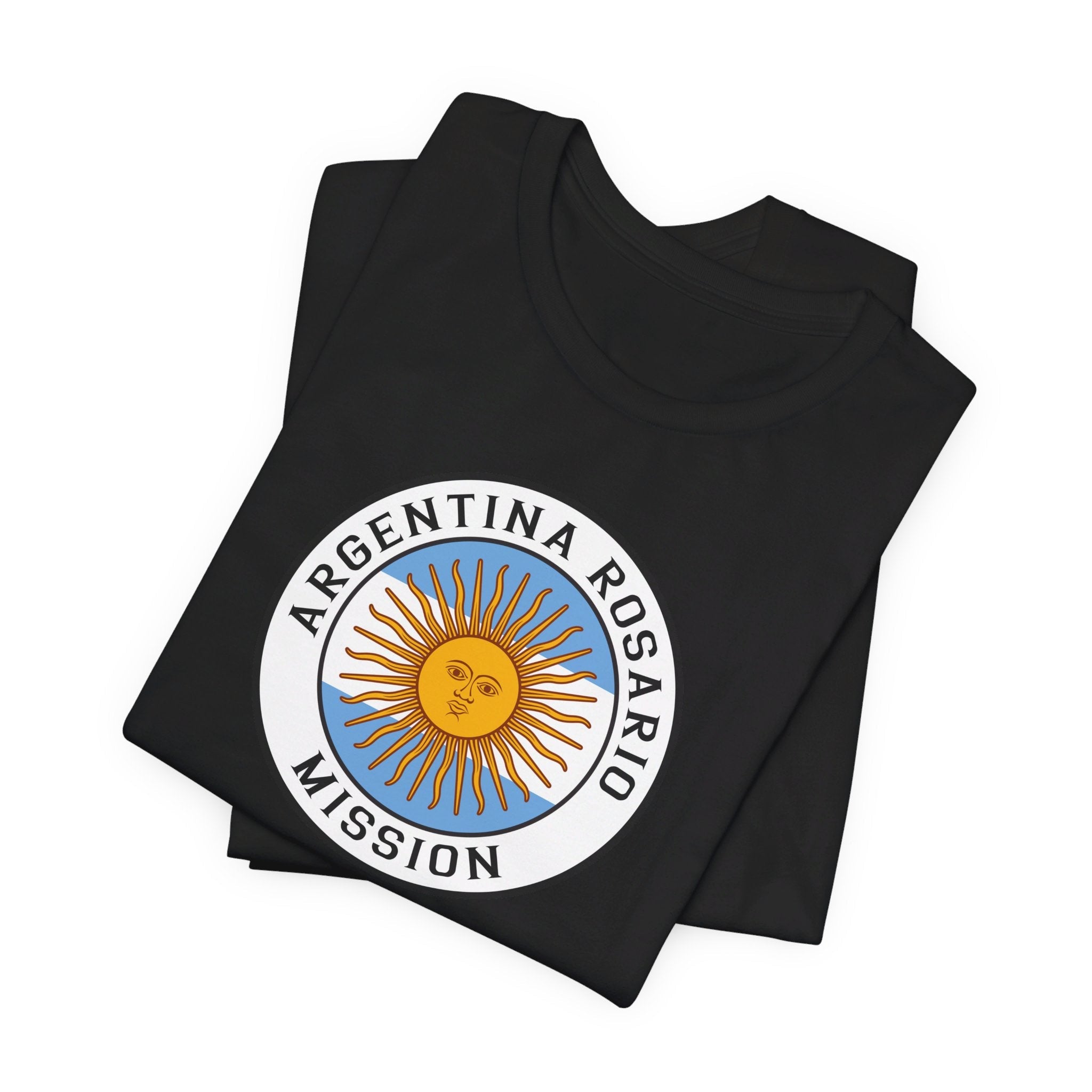 Argentina Rosario Mission Circular Flag T-shirt - Mission Wishlist - LDS Missionary Gift Store