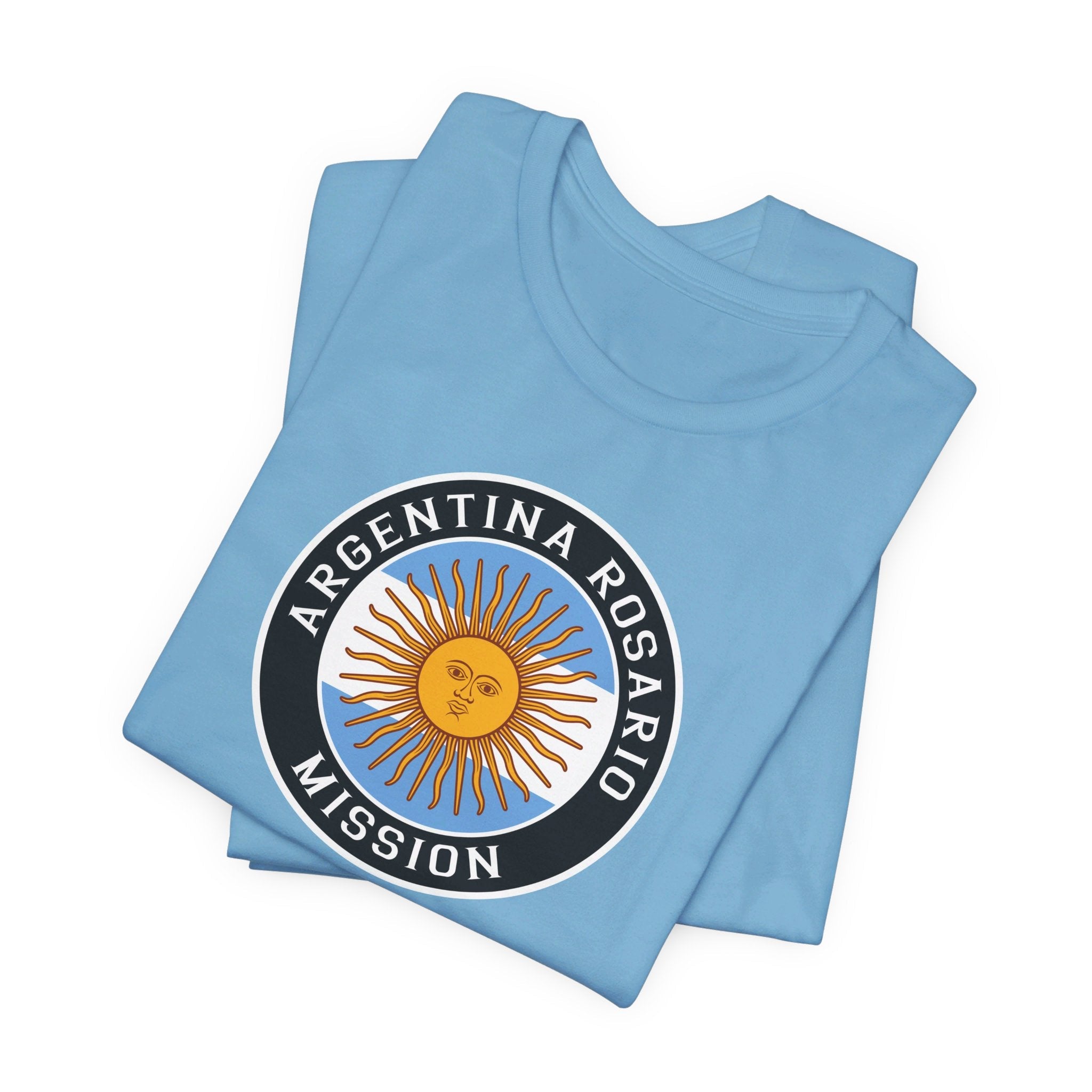 Argentina Rosario Mission Circular Flag T-shirt - Mission Wishlist - LDS Missionary Gift Store