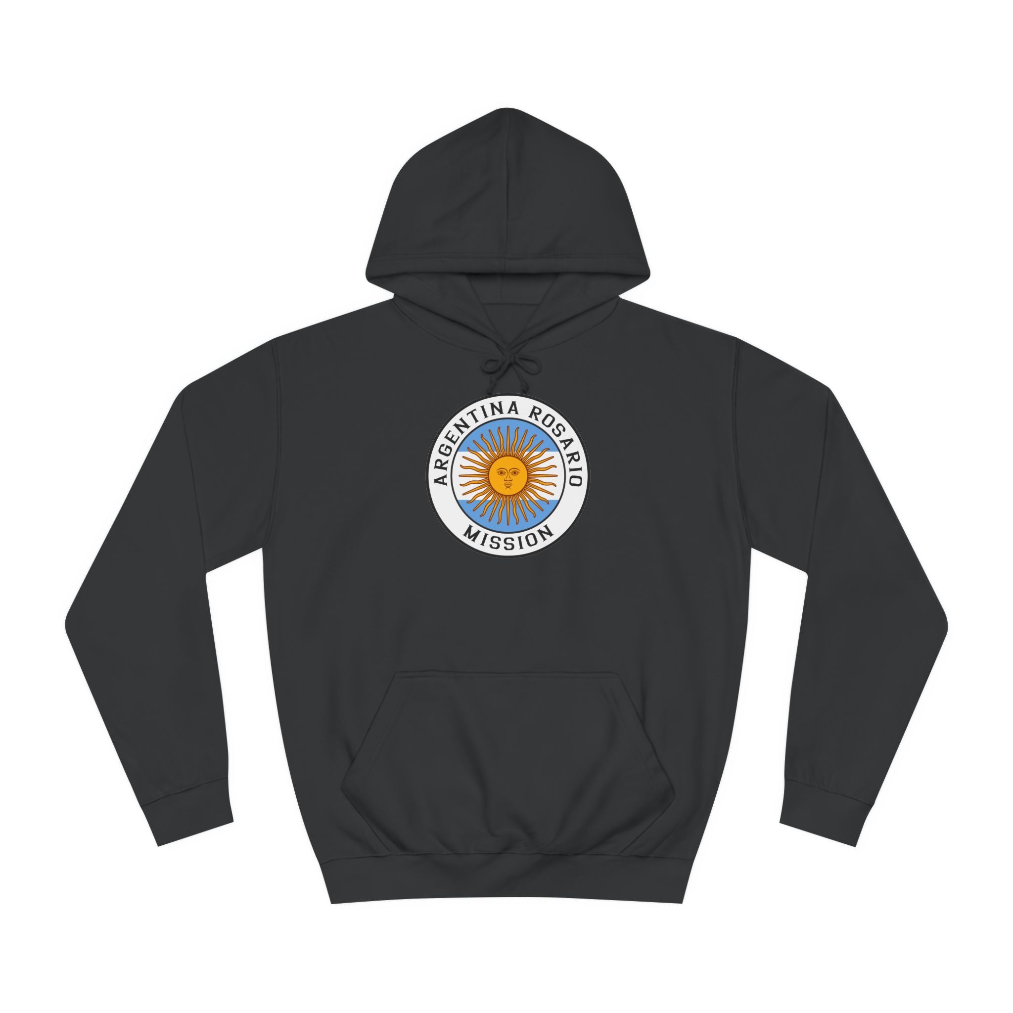 Argentina Rosario Mission Flag Logo (White Border) College Hoodie - Mission Wishlist - LDS Missionary Gift Store