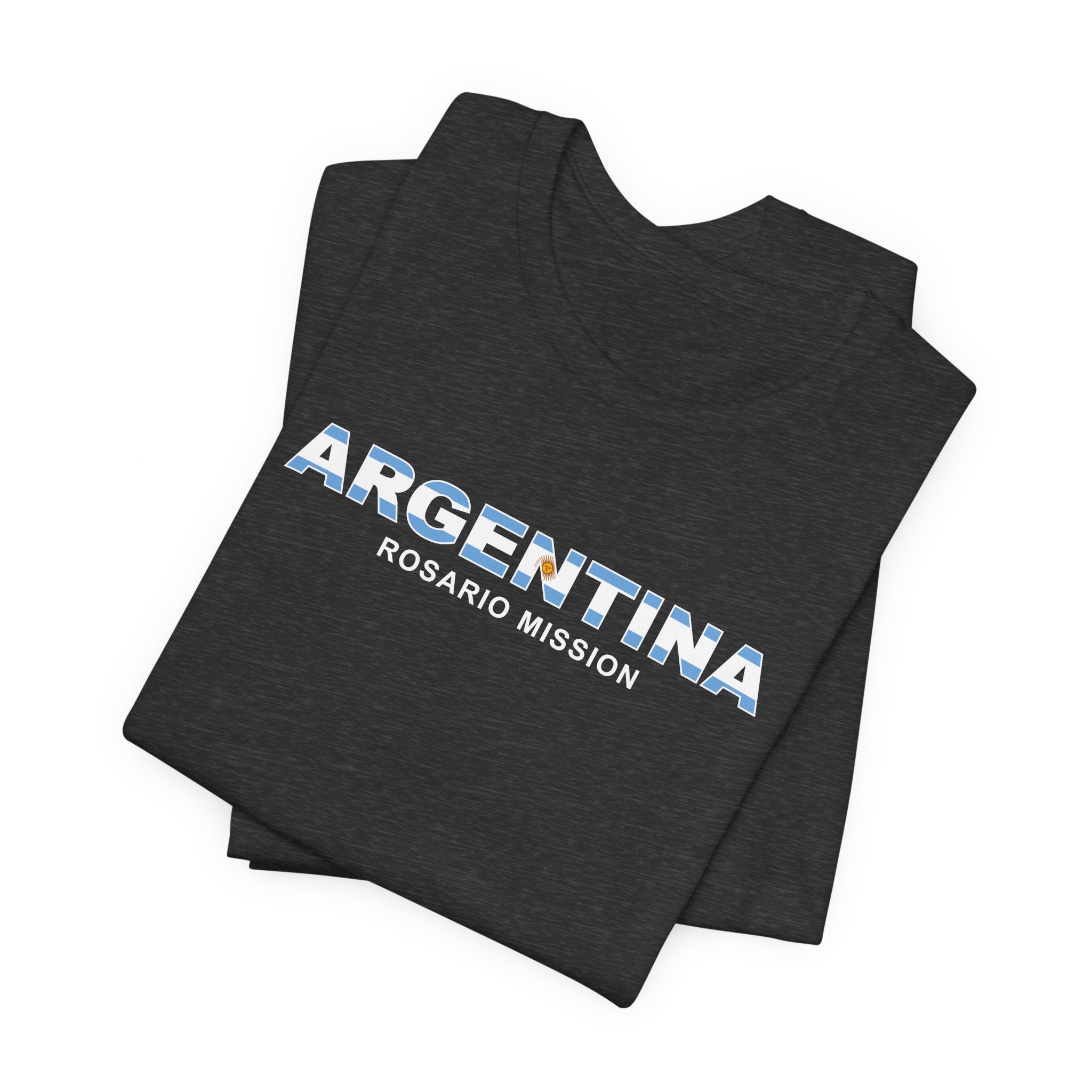 Argentina Rosario Mission Flag Title T-shirt - Mission Wishlist - LDS Missionary Gift Store