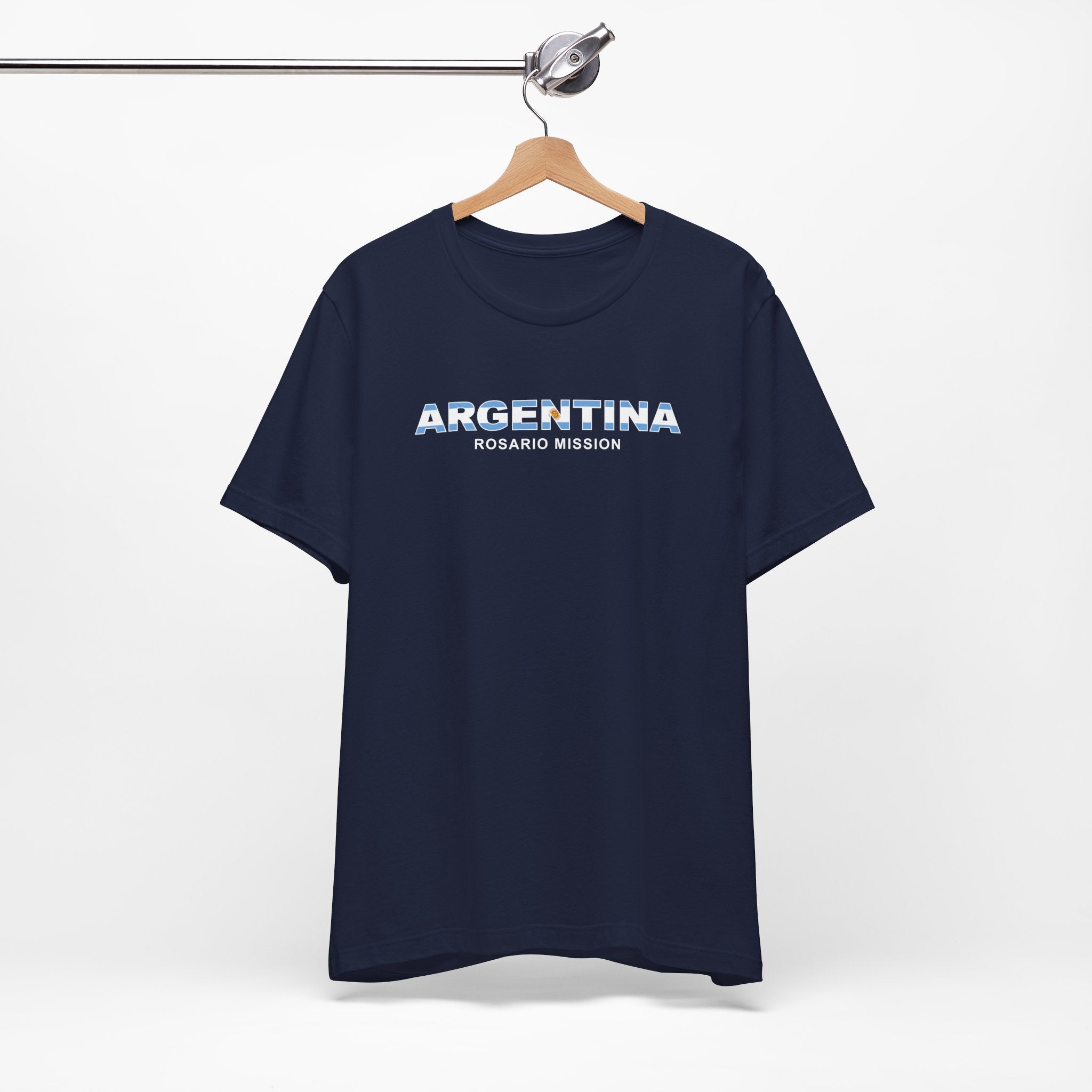 Argentina Rosario Mission Flag Title T-shirt - Mission Wishlist - LDS Missionary Gift Store