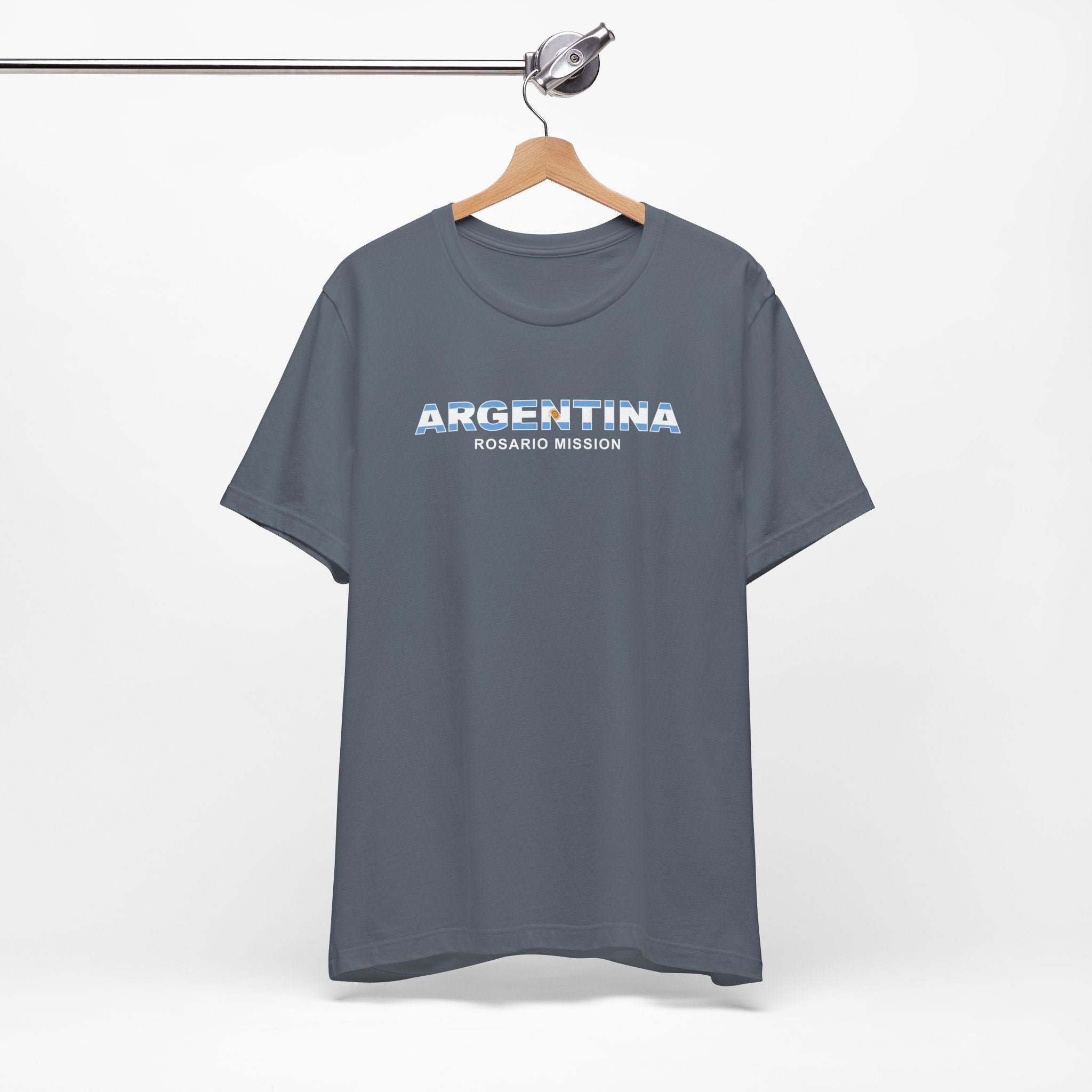 Argentina Rosario Mission Flag Title T-shirt - Mission Wishlist - LDS Missionary Gift Store