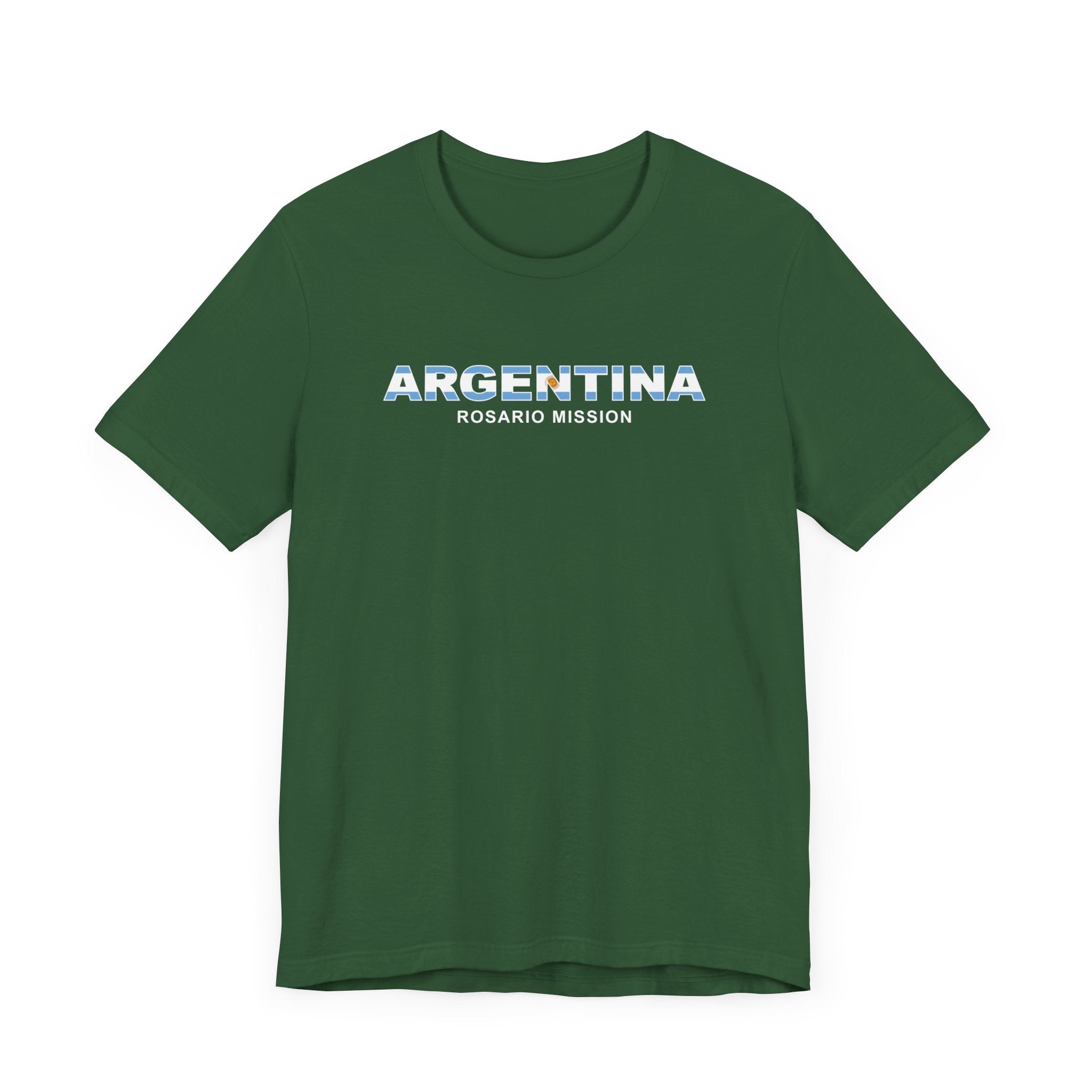 Argentina Rosario Mission Flag Title T-shirt - Mission Wishlist - LDS Missionary Gift Store