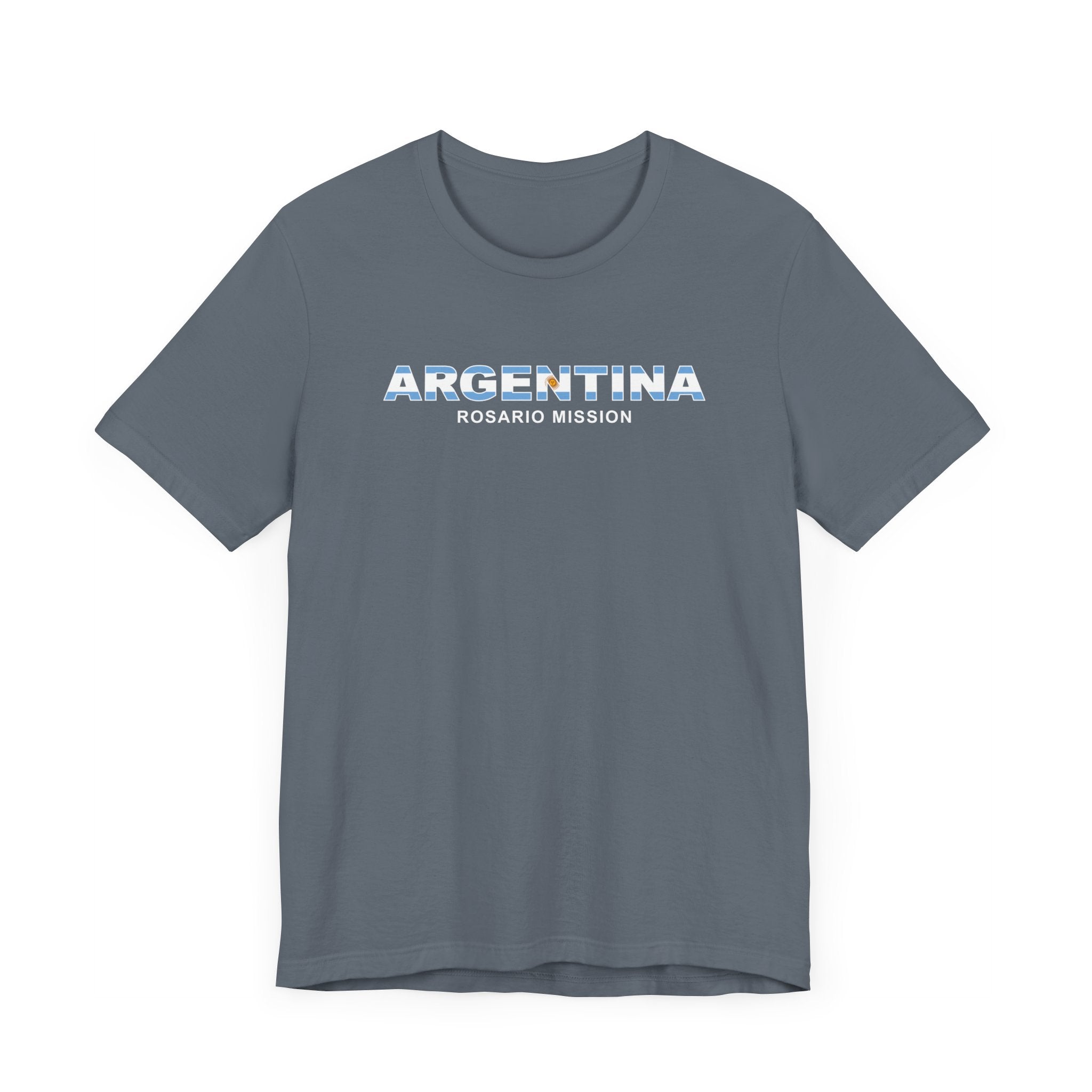 Argentina Rosario Mission Flag Title T-shirt - Mission Wishlist - LDS Missionary Gift Store