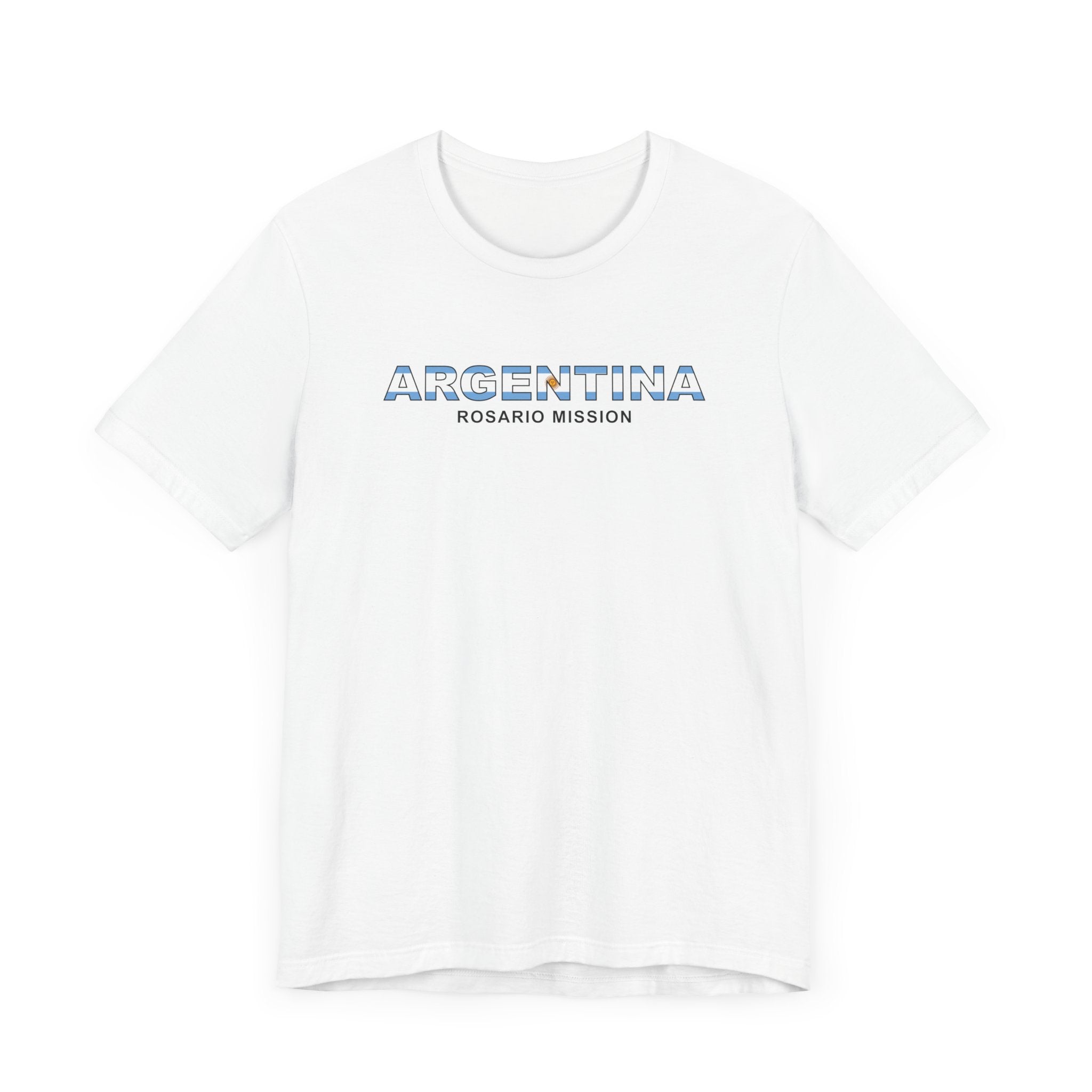 Argentina Rosario Mission Flag Title T-shirt - Mission Wishlist - LDS Missionary Gift Store