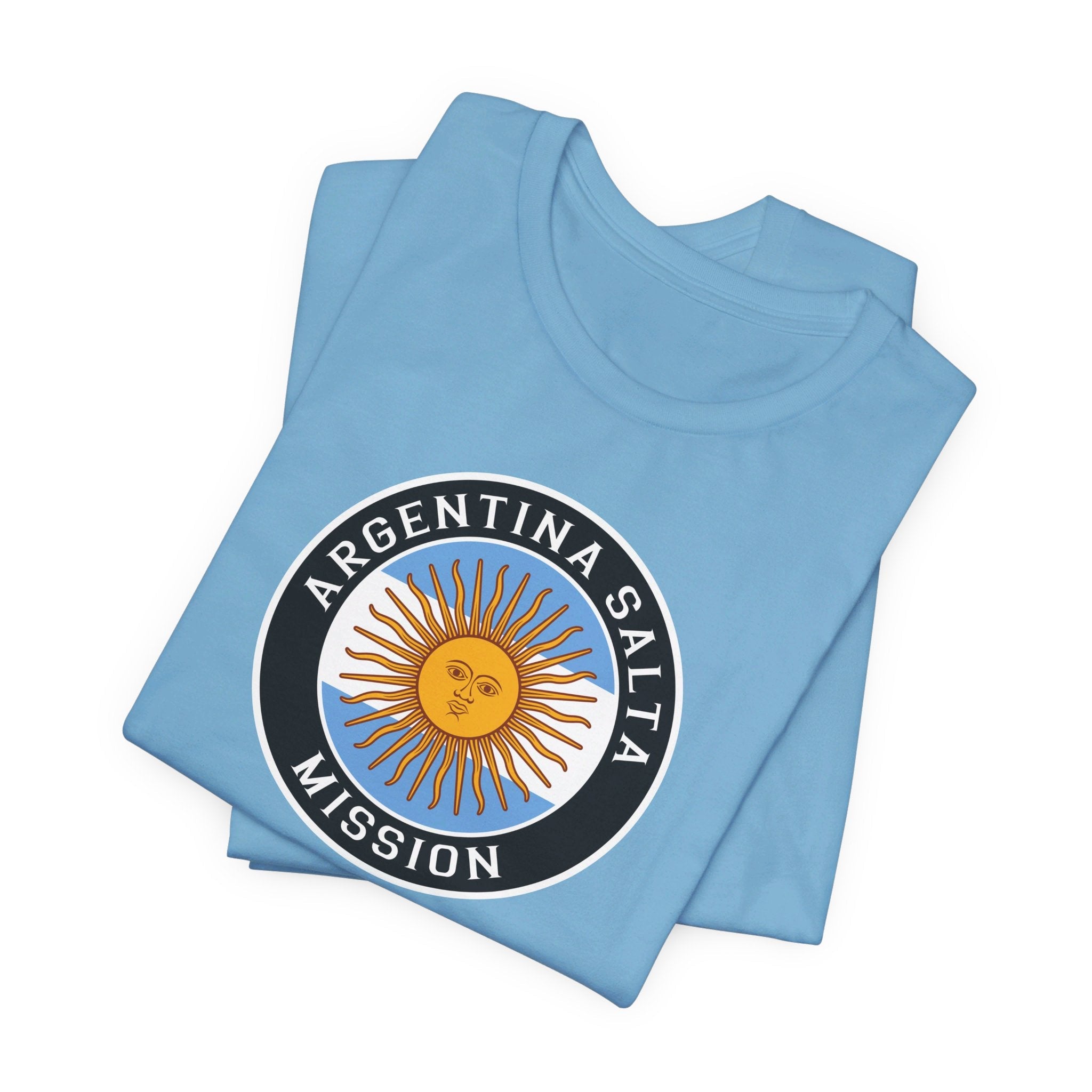 Argentina Salta Mission Circular Flag T-shirt - Latter-Day Saint LDS Missionary Gift - Book of Mormon