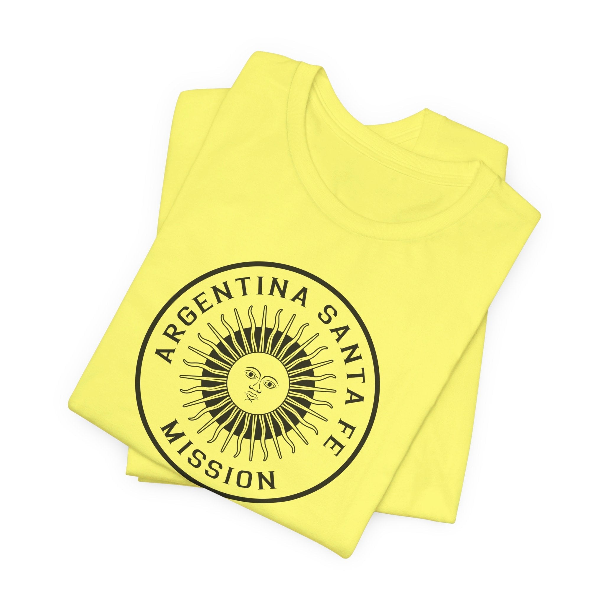 Argentina Santa Fe Mission Circular Monochrome Logo T-Shirt - Mission Wishlist - LDS Missionary Gift Store