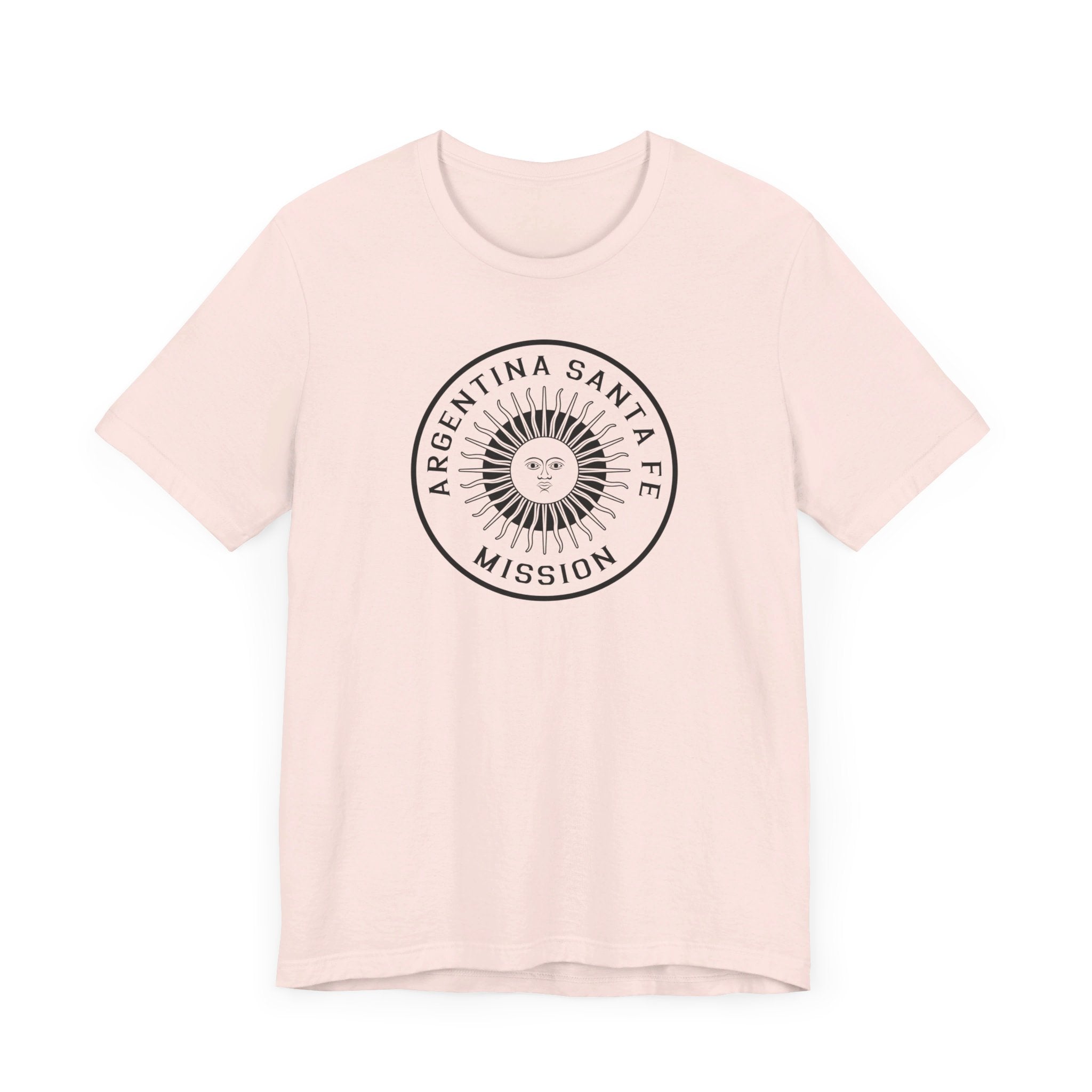 Argentina Santa Fe Mission Circular Monochrome Logo T-Shirt - Mission Wishlist - LDS Missionary Gift Store