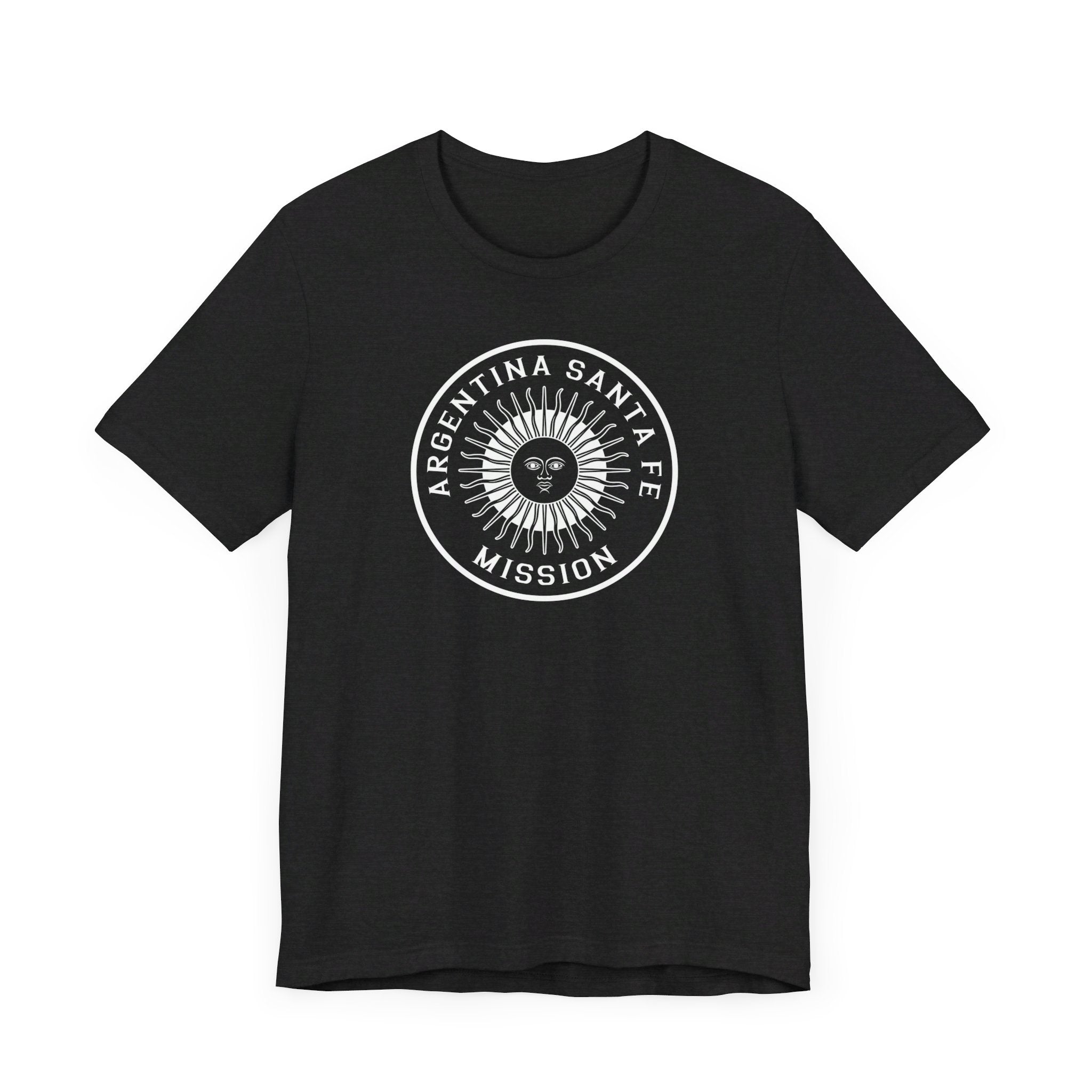 Argentina Santa Fe Mission Circular Monochrome Logo T-Shirt - Mission Wishlist - LDS Missionary Gift Store