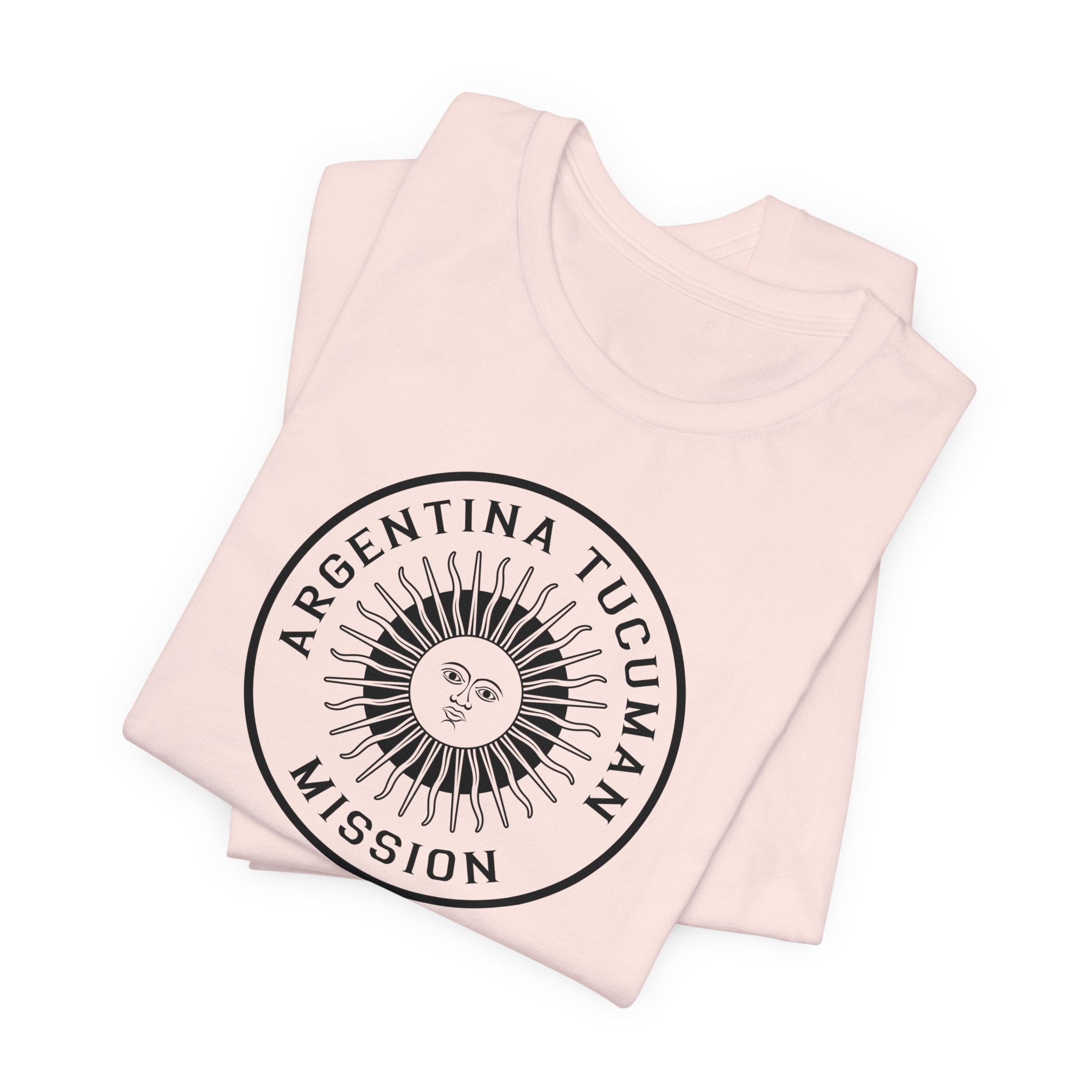 Argentina Tucuman Mission Circular Monochrome Logo T-Shirt - Latter-Day Saint LDS Missionary Gift - Book of Mormon