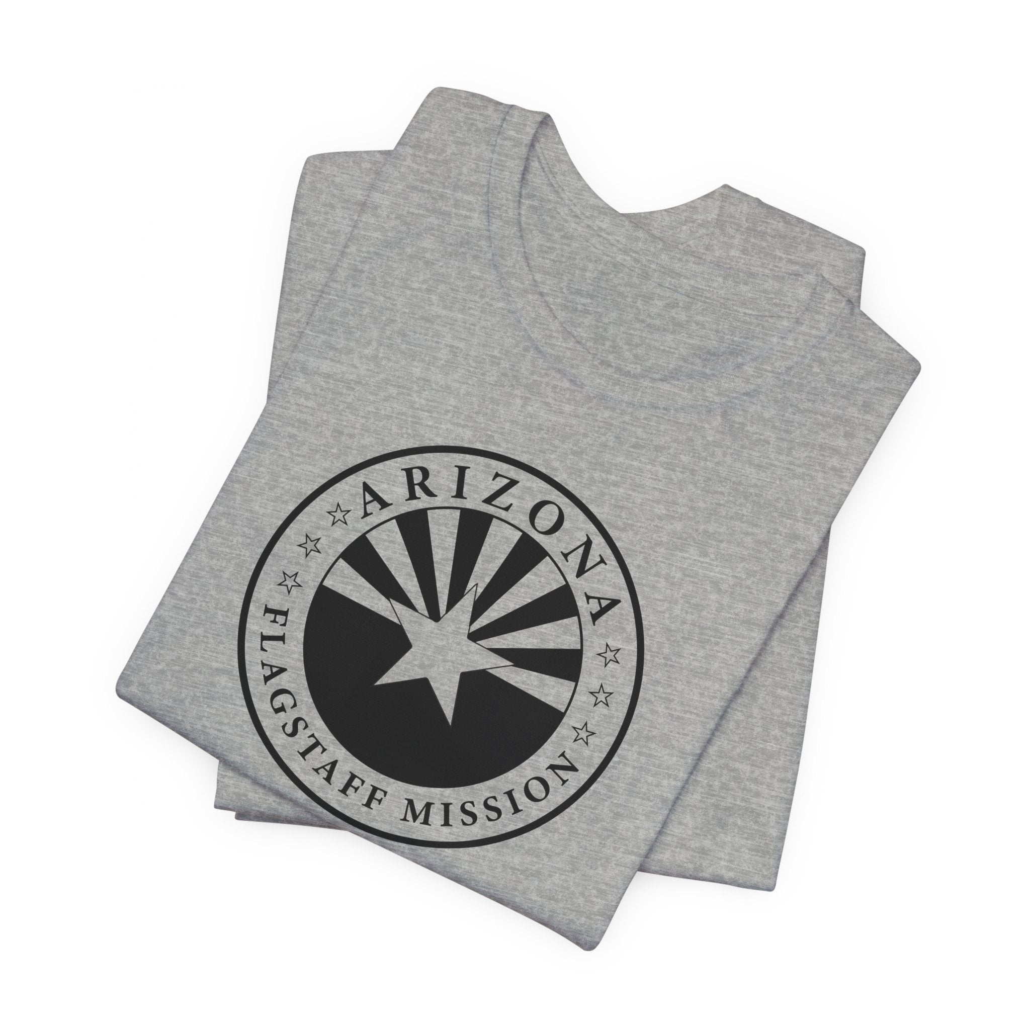 Arizona Flagstaff Mission Circular Monochrome Logo T-Shirt - Mission Wishlist - LDS Missionary Gift Store