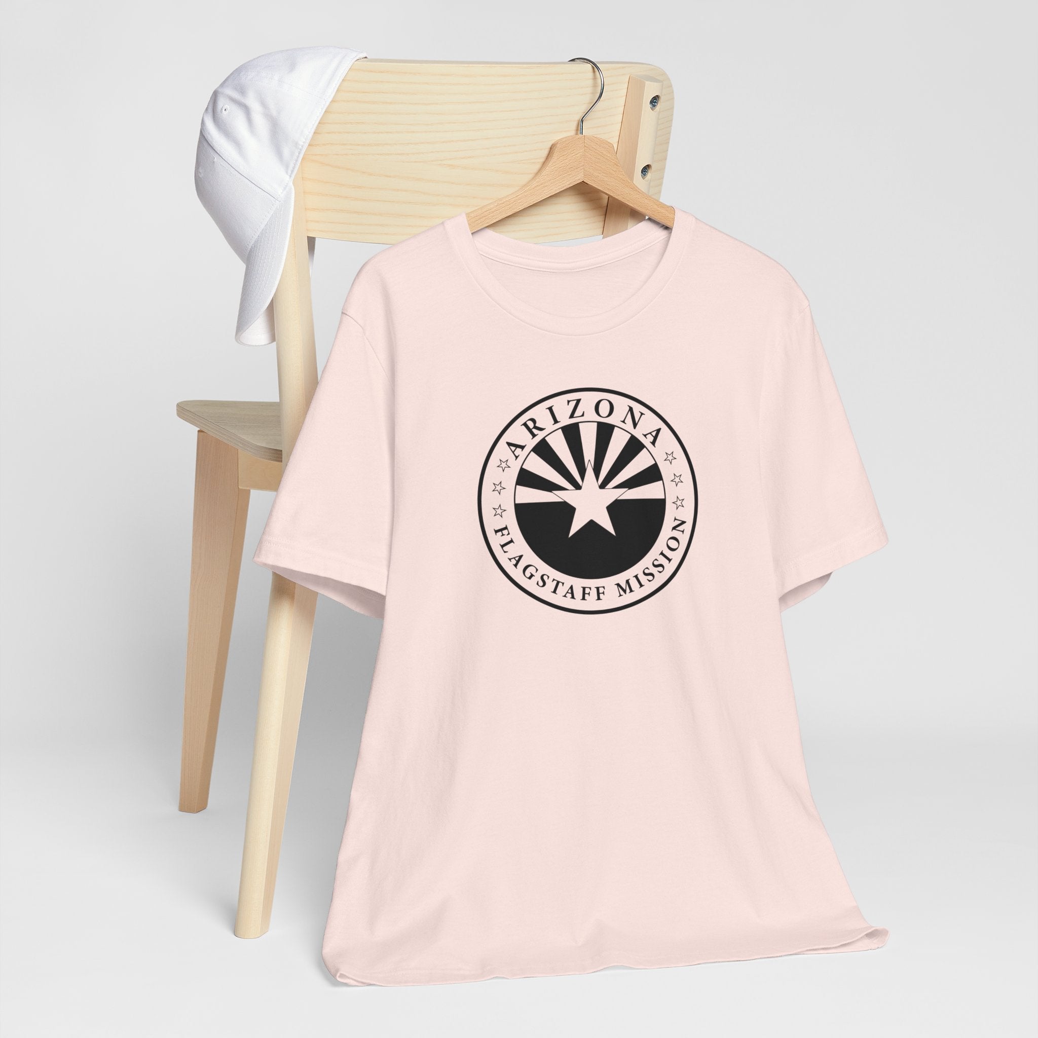 Arizona Flagstaff Mission Circular Monochrome Logo T-Shirt - Mission Wishlist - LDS Missionary Gift Store