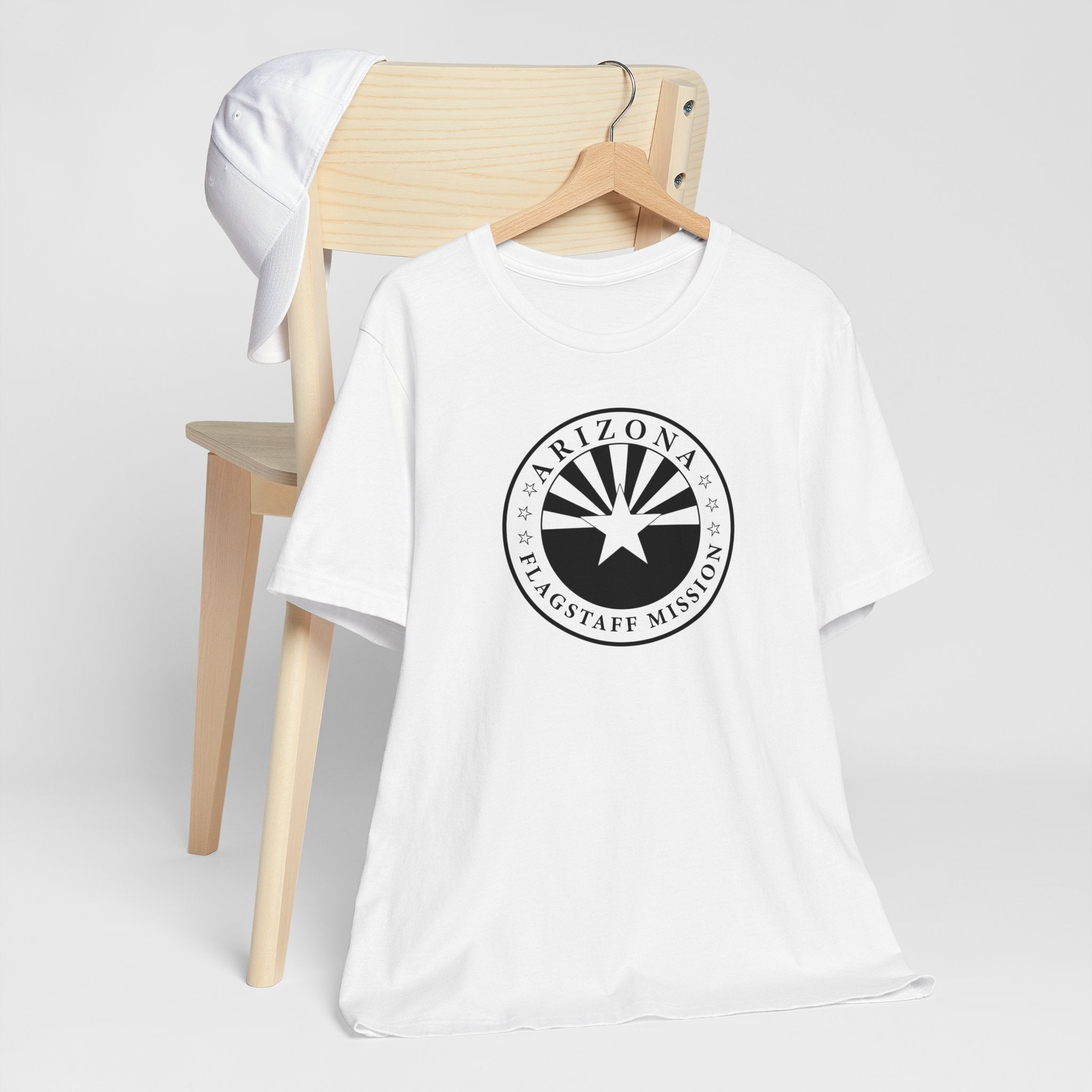 Arizona Flagstaff Mission Circular Monochrome Logo T-Shirt - Mission Wishlist - LDS Missionary Gift Store