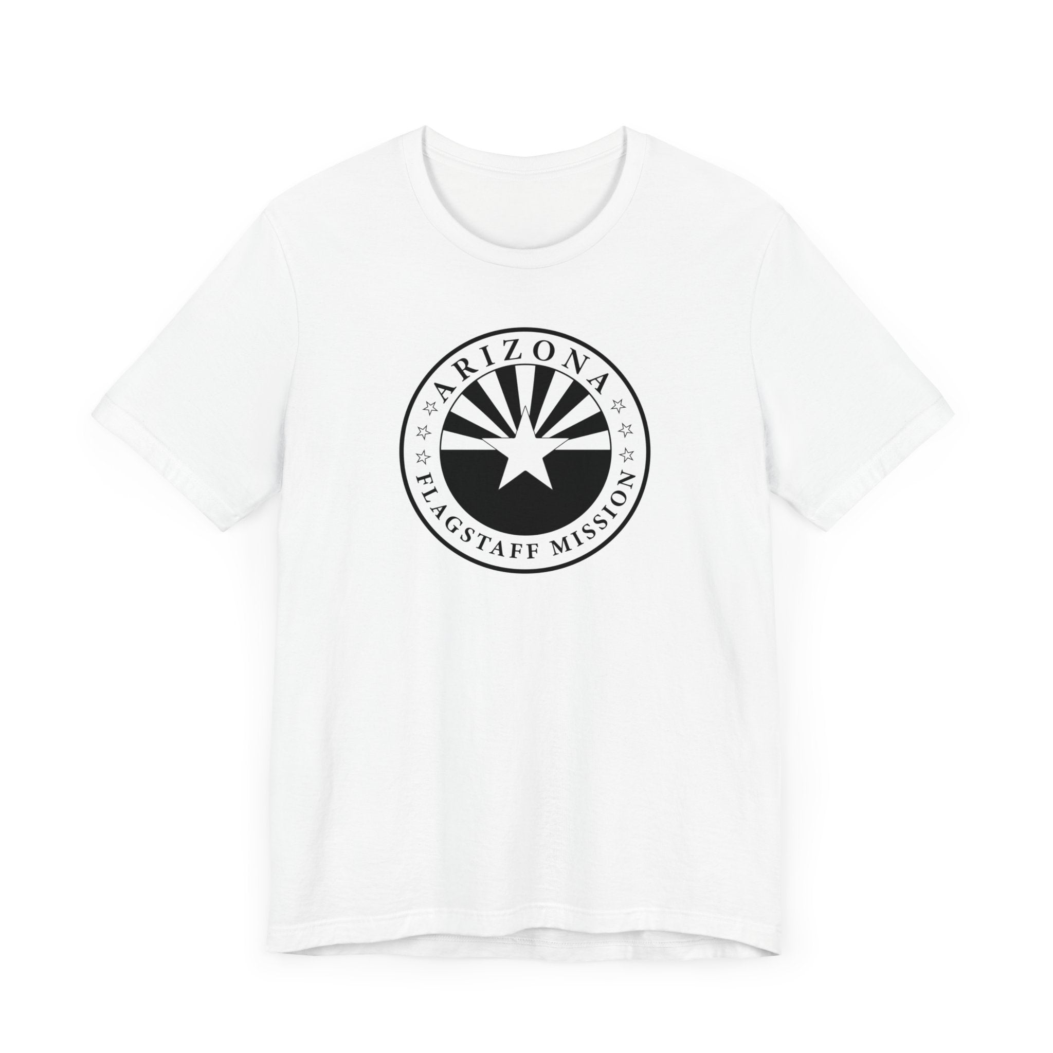 Arizona Flagstaff Mission Circular Monochrome Logo T-Shirt - Mission Wishlist - LDS Missionary Gift Store