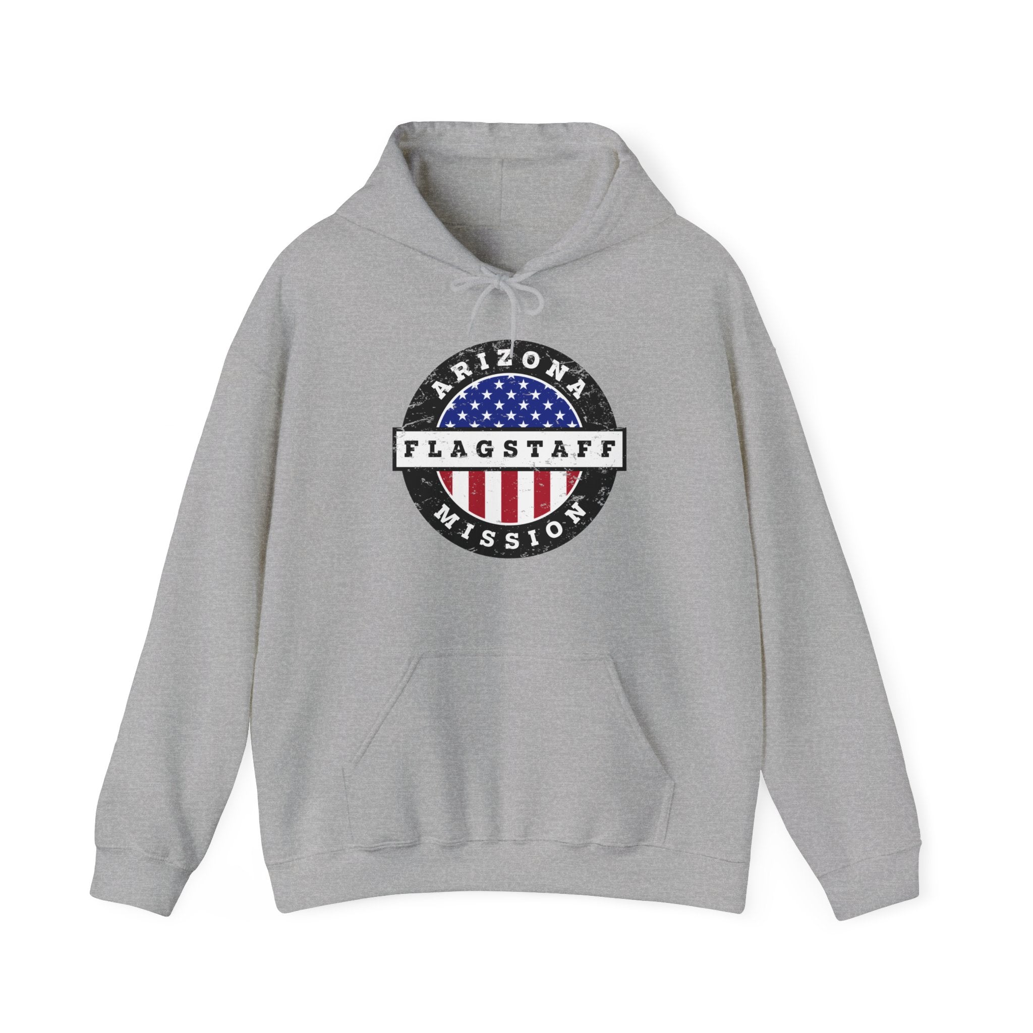 Arizona Flagstaff Mission Circular USA Flag Hoodie - Mission Wishlist - LDS Missionary Gift Store
