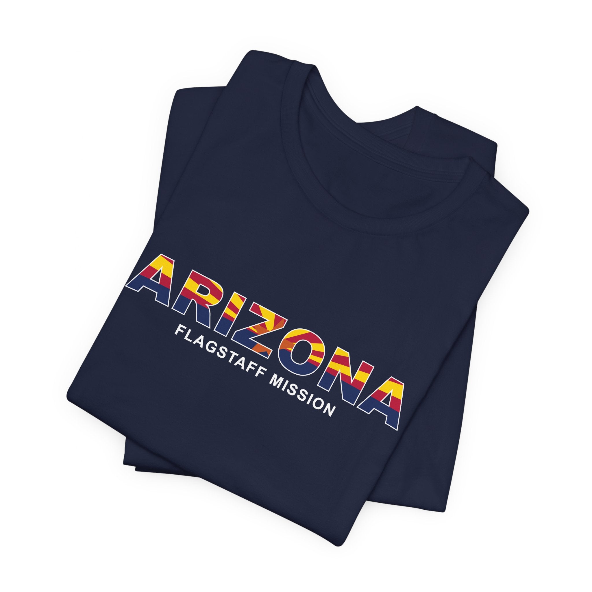 Arizona Flagstaff Mission Flag Title T-shirt - Mission Wishlist - LDS Missionary Gift Store