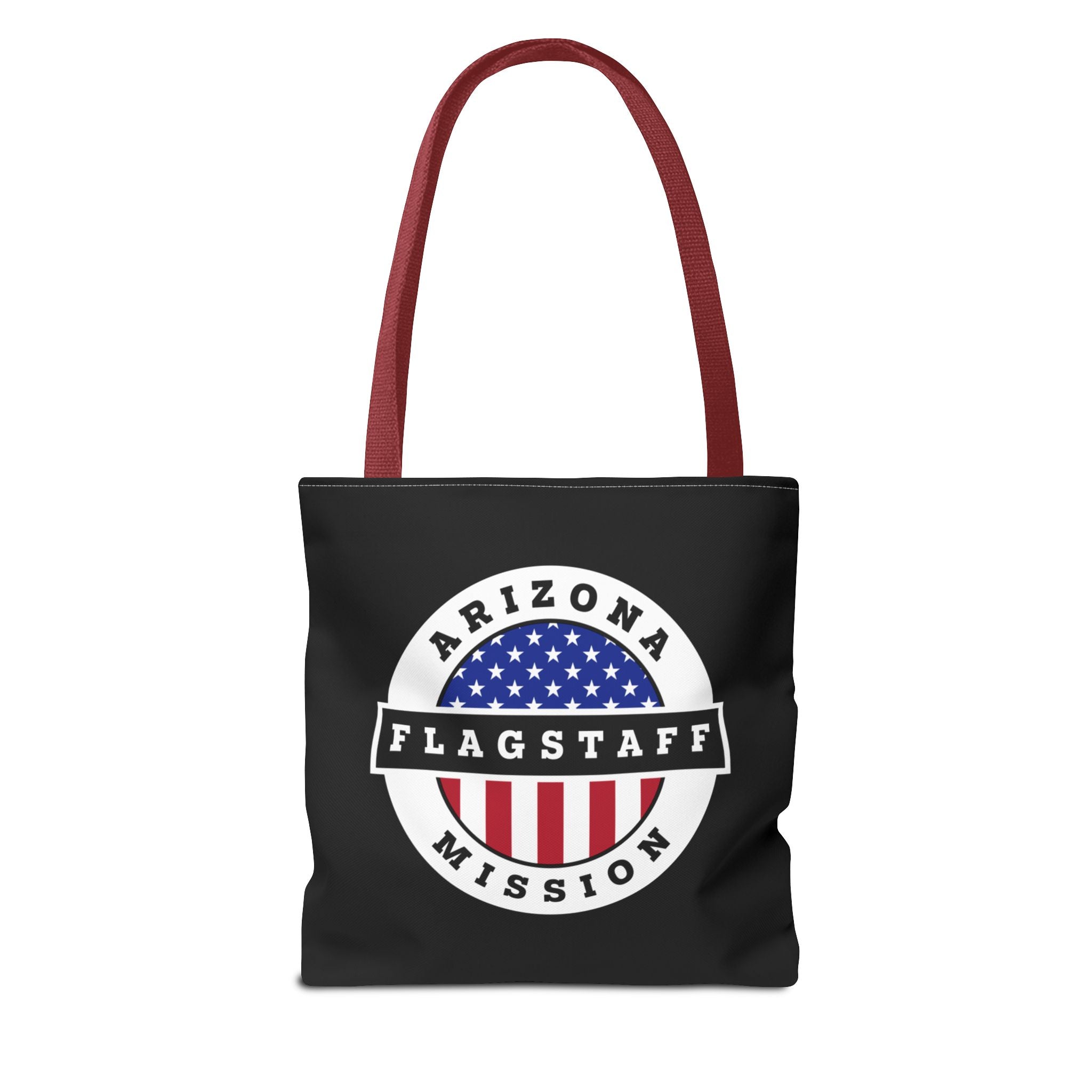 Arizona Flagstaff Mission USA Flag Logo Tote Bag Black - Mission Wishlist - LDS Missionary Gift Store