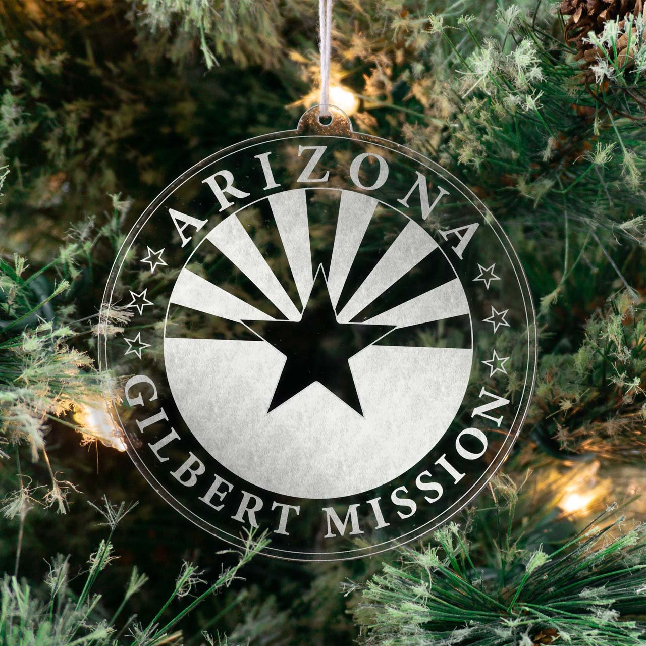 Arizona Gilbert Mission Christmas Ornament - Latter-Day Saint LDS Missionary Gift - Book of Mormon