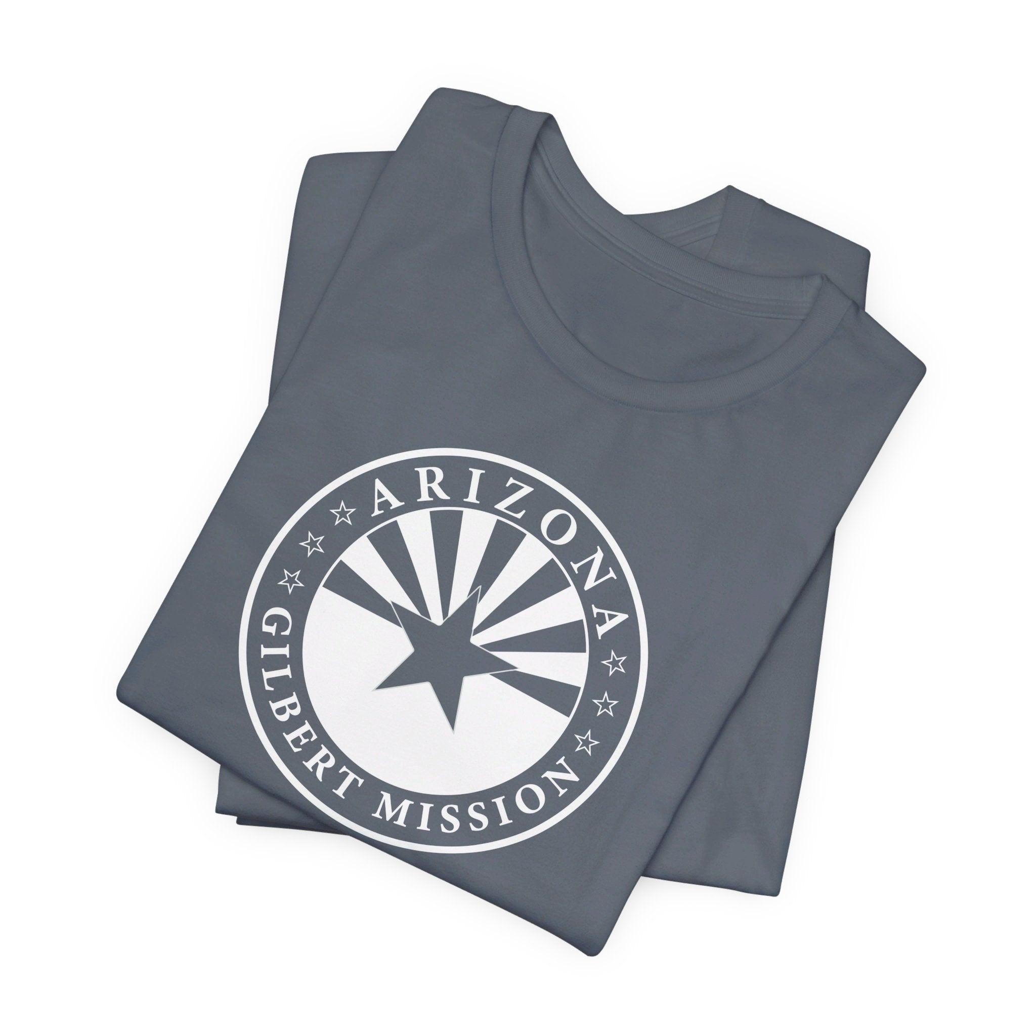 Arizona Gilbert Mission Circular Monochrome Logo T-Shirt - Mission Wishlist - LDS Missionary Gift Store