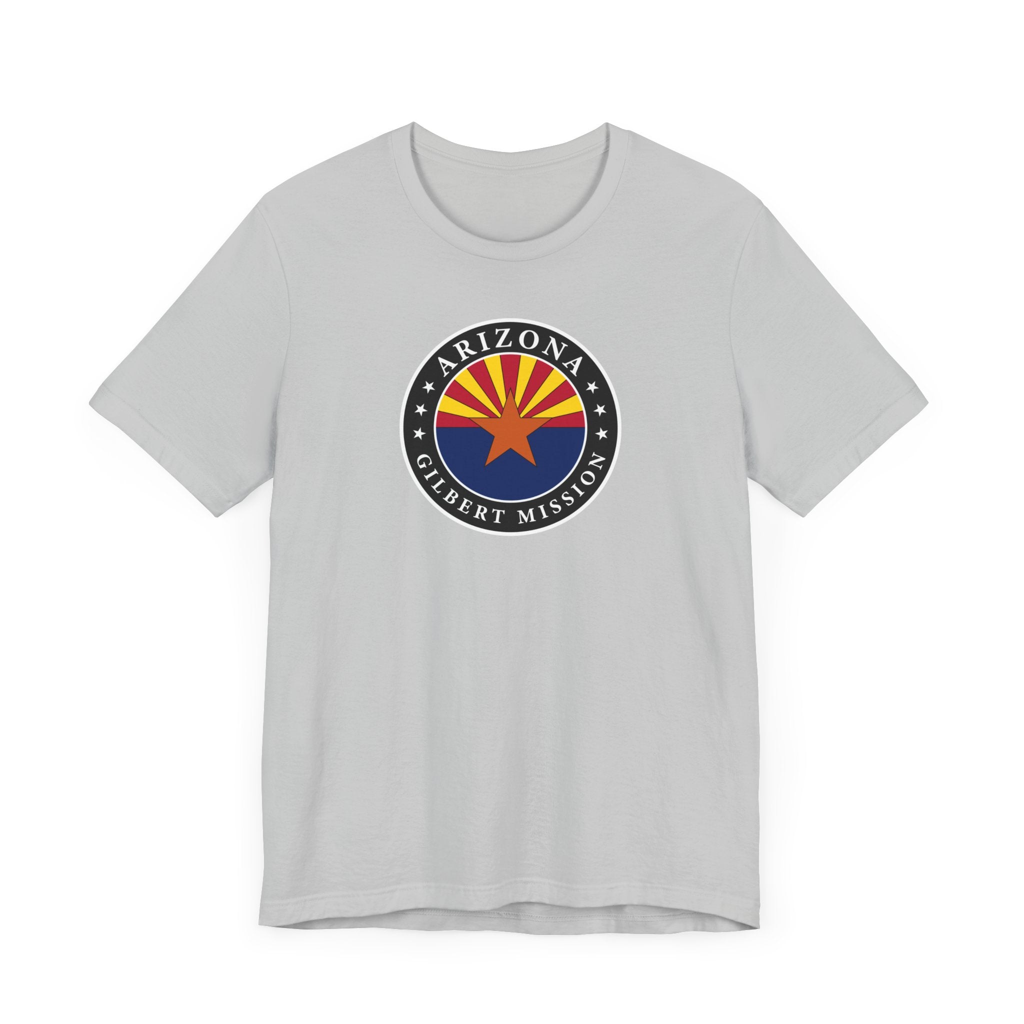 Arizona Gilbert Mission State Flag Logo (Black Border) T-shirt - Mission Wishlist - LDS Missionary Gift Store