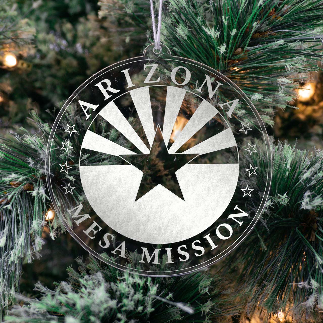 Arizona Mesa Mission Christmas Ornament - Latter-Day Saint LDS Missionary Gift - Book of Mormon