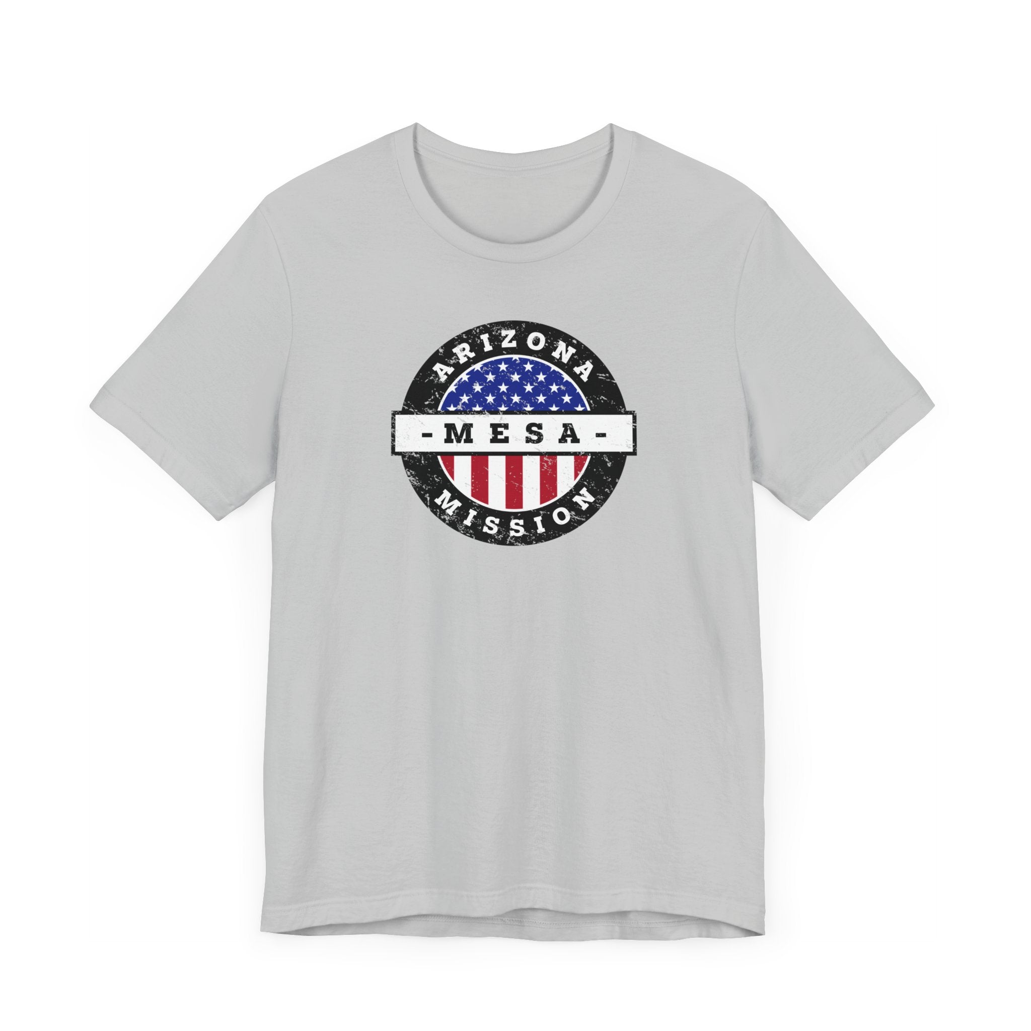 Arizona Mesa Mission Vintage Circular USA Flag T-Shirt - Latter-Day Saint LDS Missionary Gift - Book of Mormon