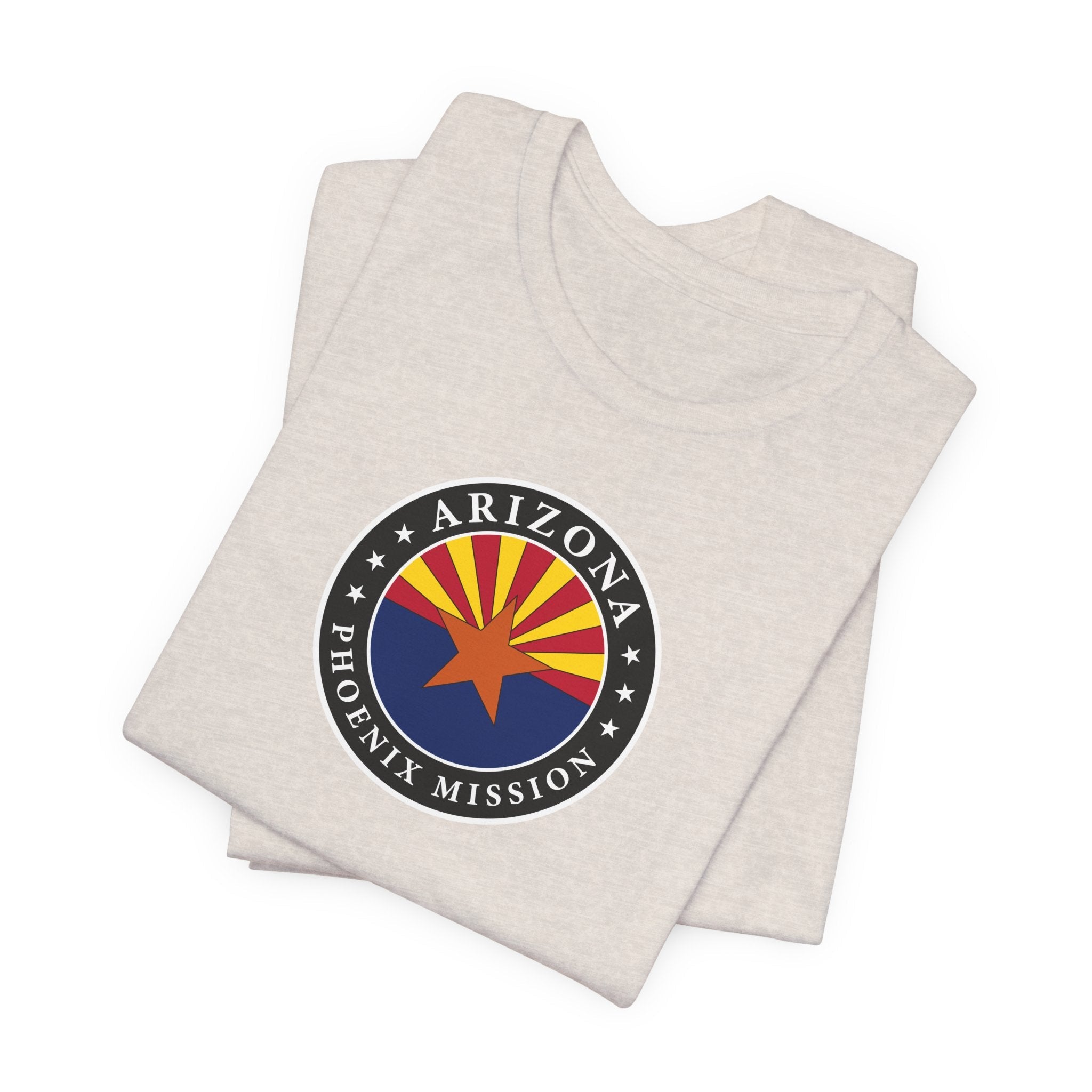 Arizona Phoenix Mission State Flag Logo (Black Border) T-shirt - Mission Wishlist - LDS Missionary Gift Store