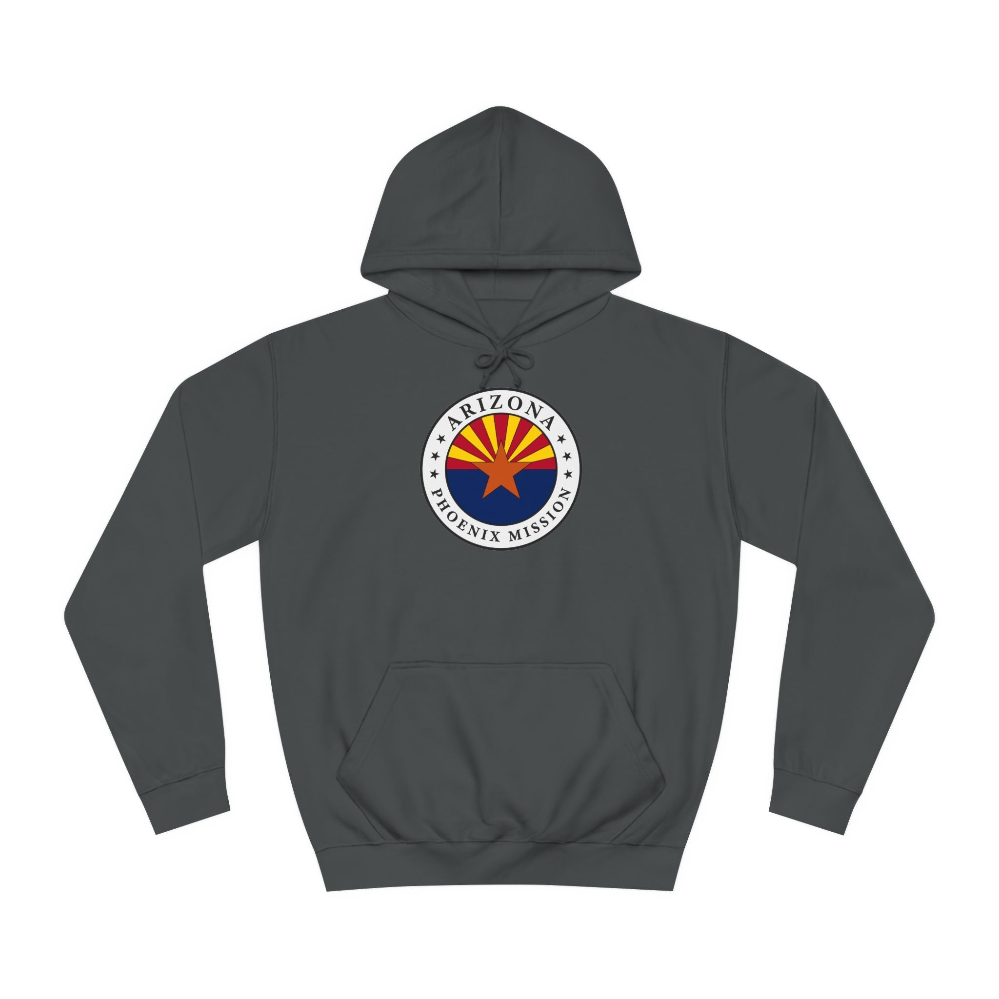 Arizona Phoenix Mission State Flag Logo (White Border) College Hoodie - Mission Wishlist - LDS Missionary Gift Store