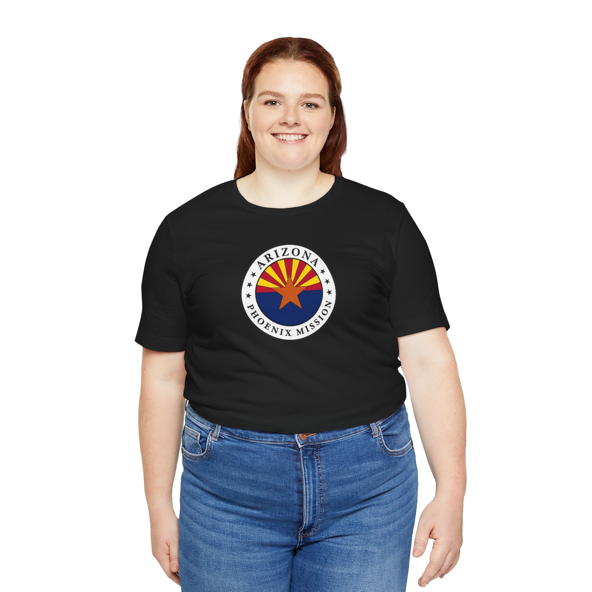 Arizona Phoenix Mission State Flag Logo (White Border) T-shirt - Mission Wishlist - LDS Missionary Gift Store