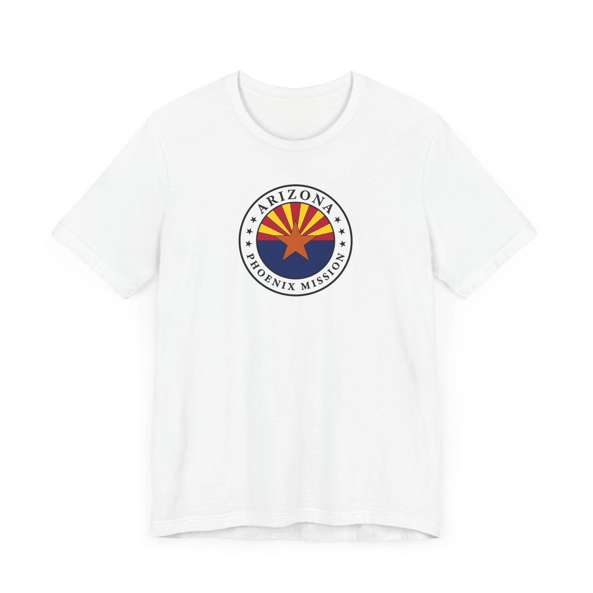 Arizona Phoenix Mission State Flag Logo (White Border) T-shirt - Mission Wishlist - LDS Missionary Gift Store
