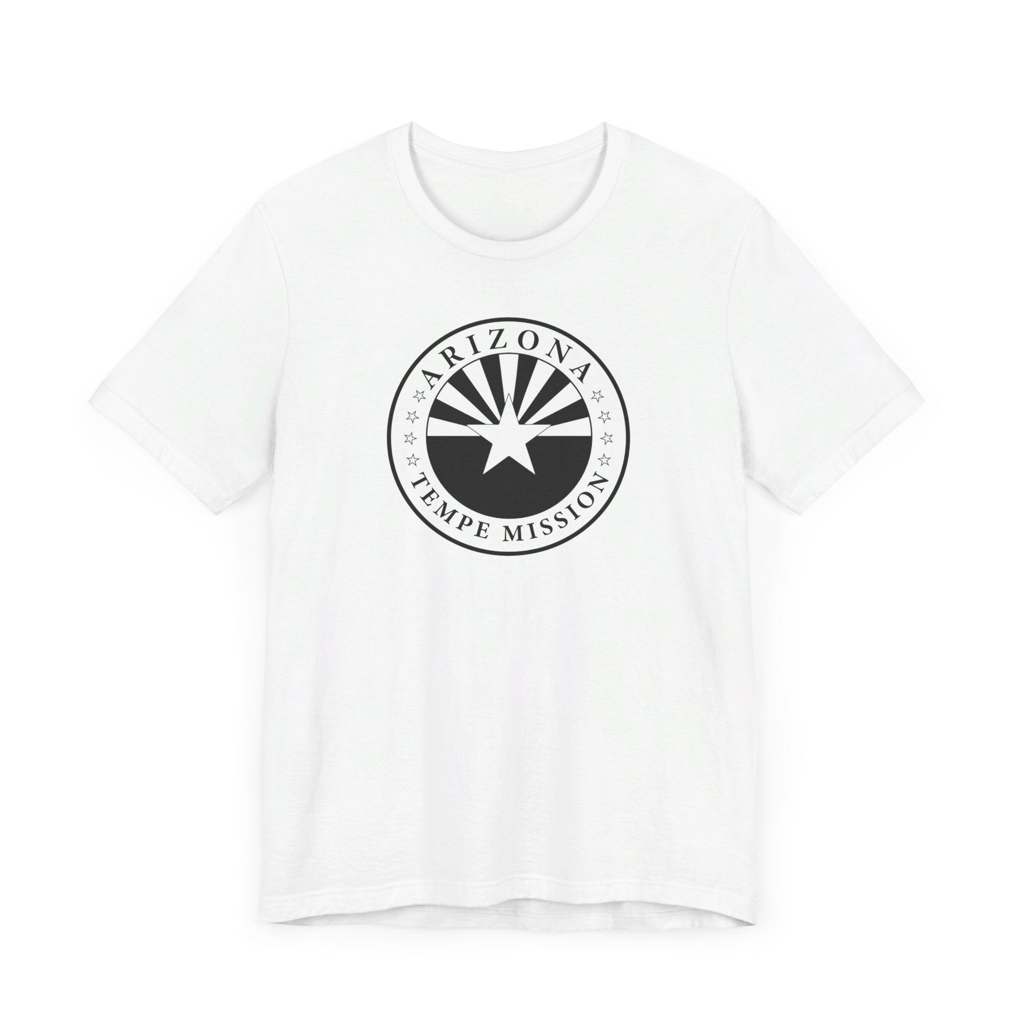 Arizona Tempe Mission Circular Monochrome Logo T-Shirt - Latter-Day Saint LDS Missionary Gift - Book of Mormon