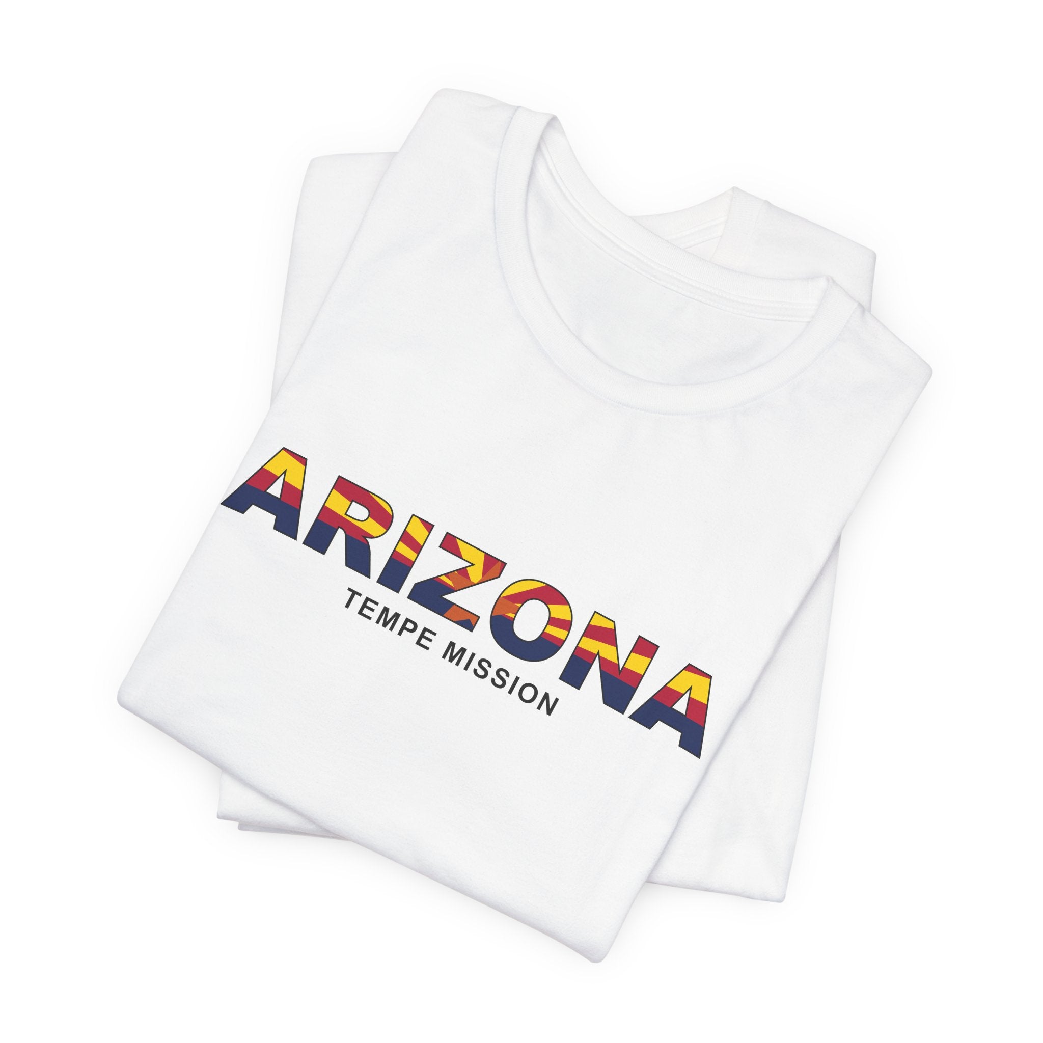 Arizona Tempe Mission Flag Title T-shirt - Mission Wishlist - LDS Missionary Gift Store