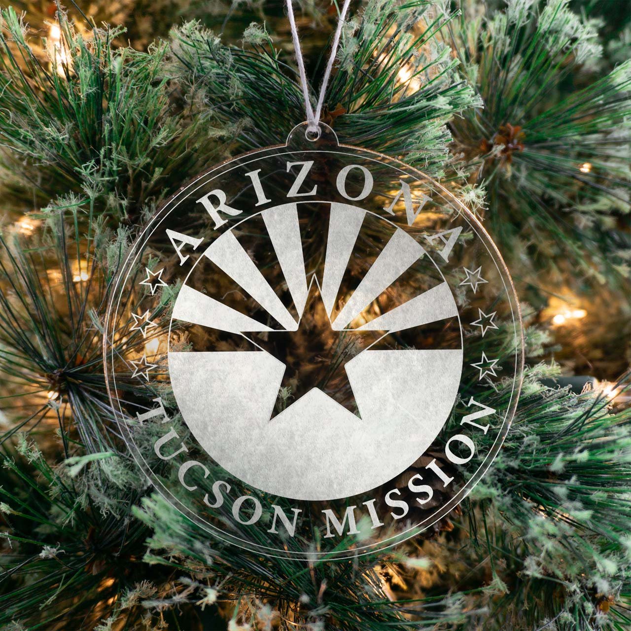 Arizona Tucson Mission Christmas Ornament - Latter-Day Saint LDS Missionary Gift - Book of Mormon