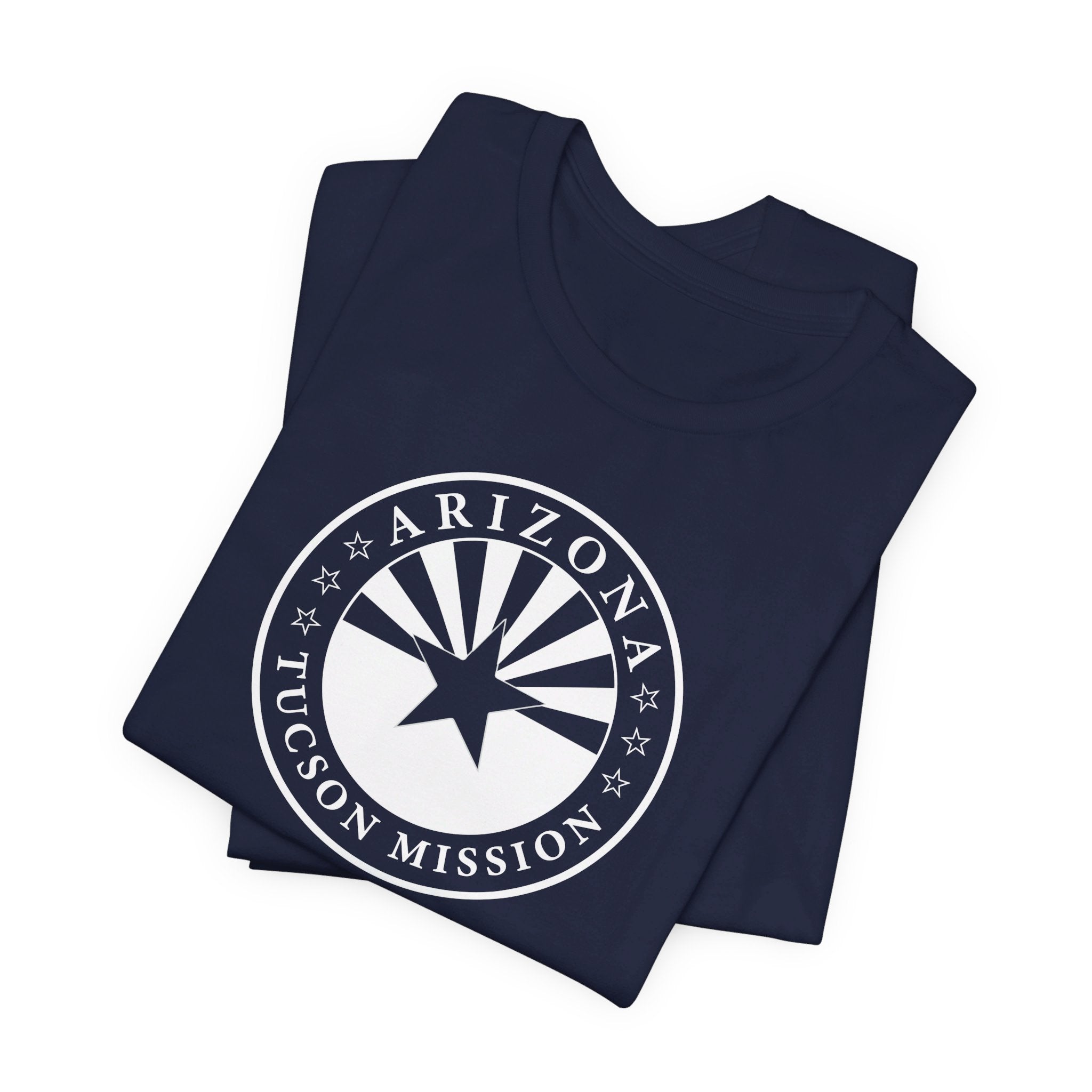Arizona Tucson Mission Circular Monochrome Logo T-Shirt - Mission Wishlist - LDS Missionary Gift Store