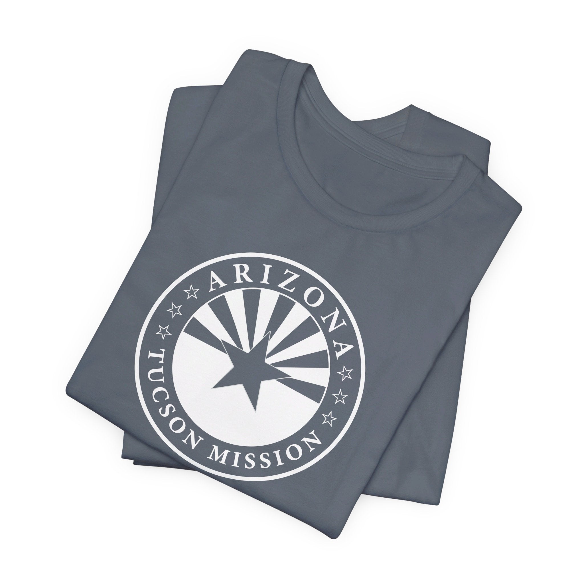 Arizona Tucson Mission Circular Monochrome Logo T-Shirt - Mission Wishlist - LDS Missionary Gift Store