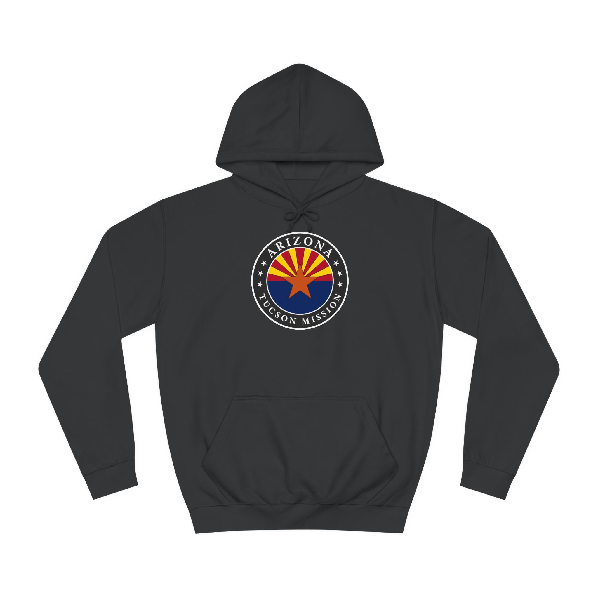 Arizona Tucson Mission State Flag Logo (Black Border) College Hoodie - Mission Wishlist - LDS Missionary Gift Store