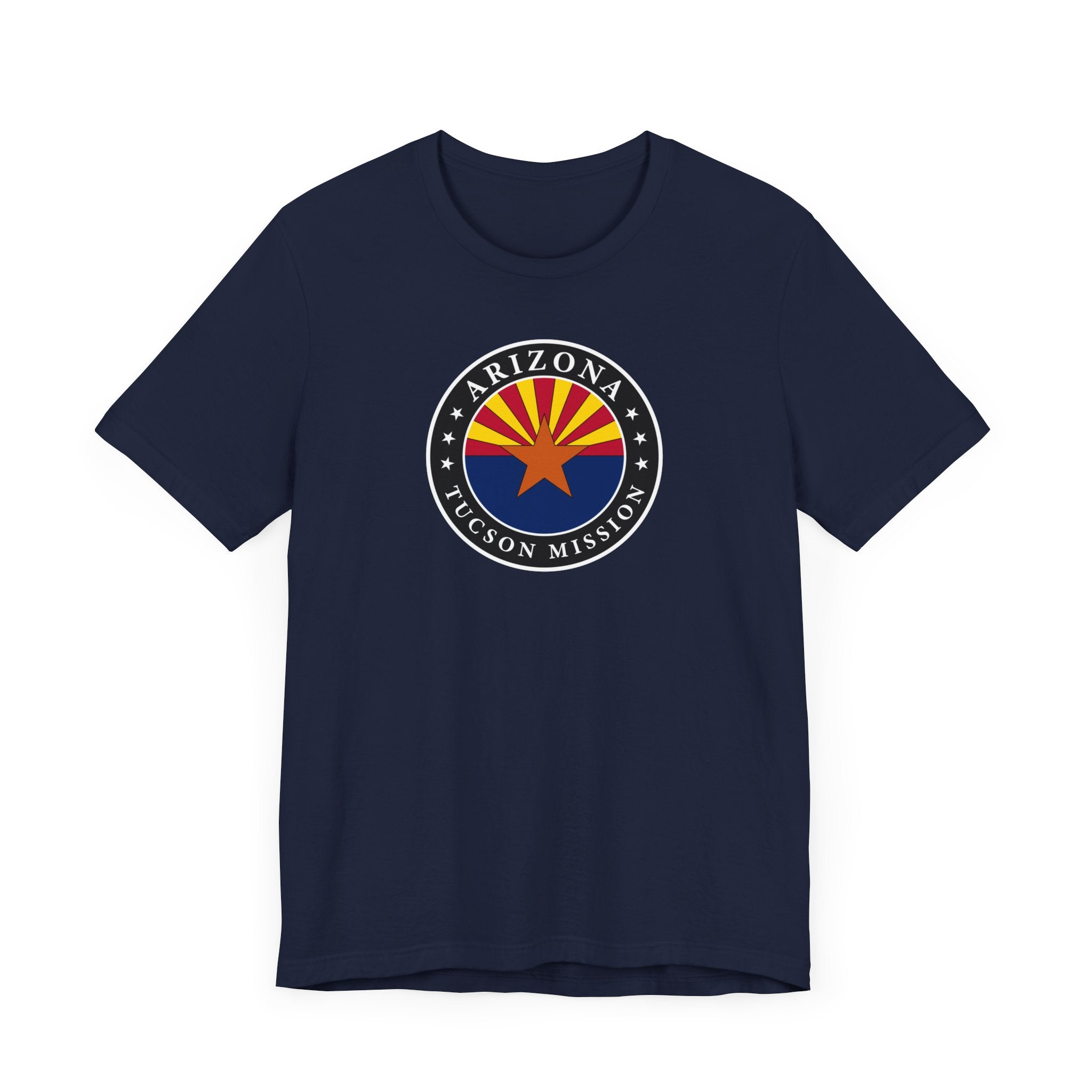 Arizona Tucson Mission State Flag Logo (Black Border) T-shirt - Mission Wishlist - LDS Missionary Gift Store