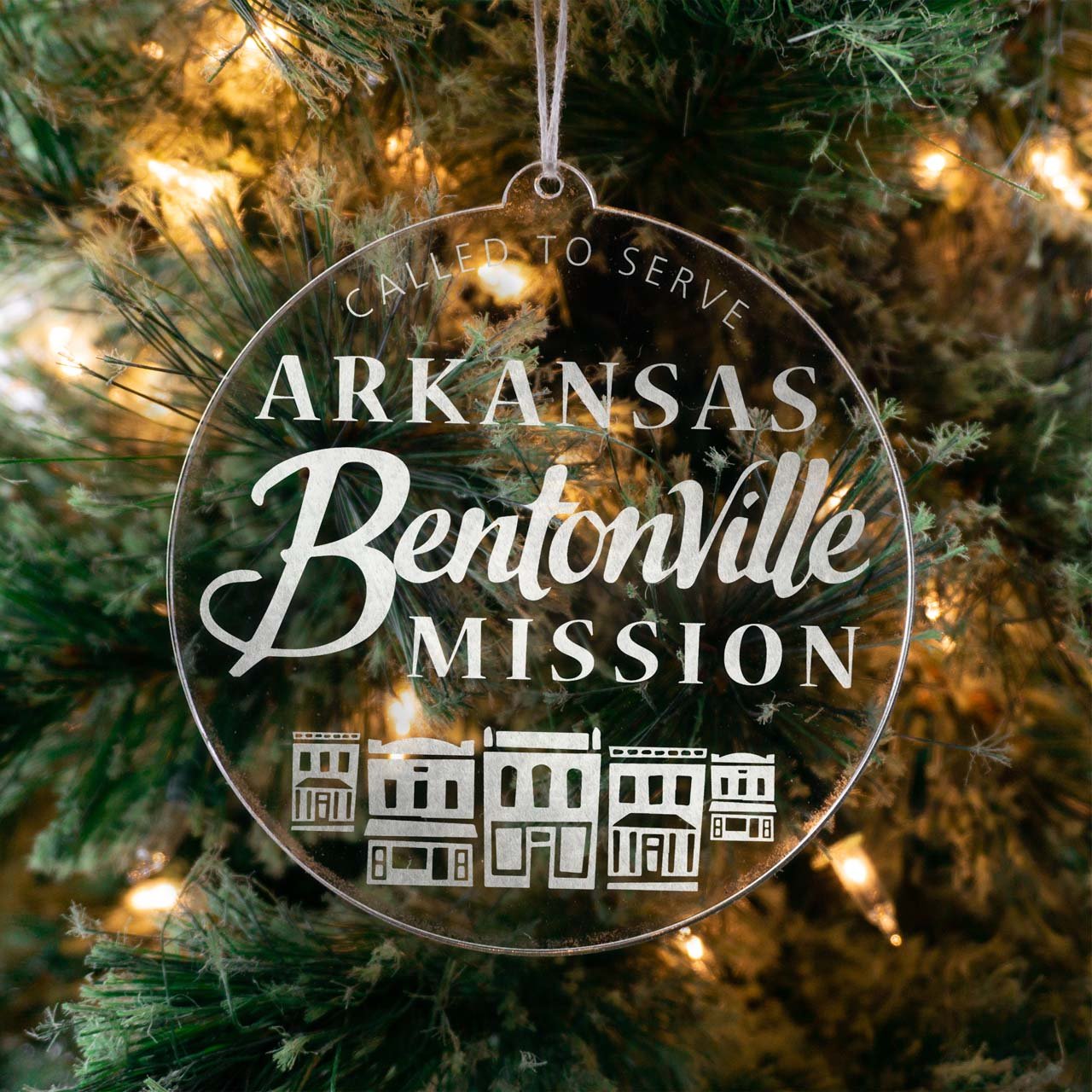 Arkansas Bentonville Mission Christmas Ornament - Latter-Day Saint LDS Missionary Gift - Book of Mormon