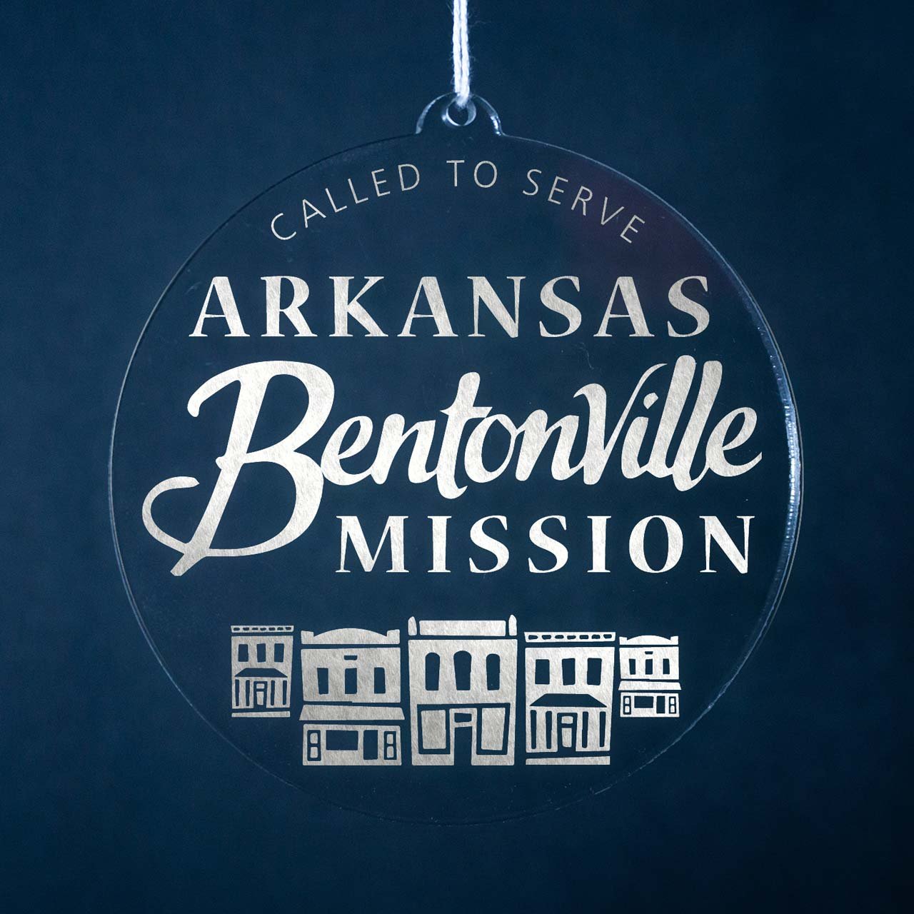 Arkansas Bentonville Mission Christmas Ornament - Latter-Day Saint LDS Missionary Gift - Book of Mormon
