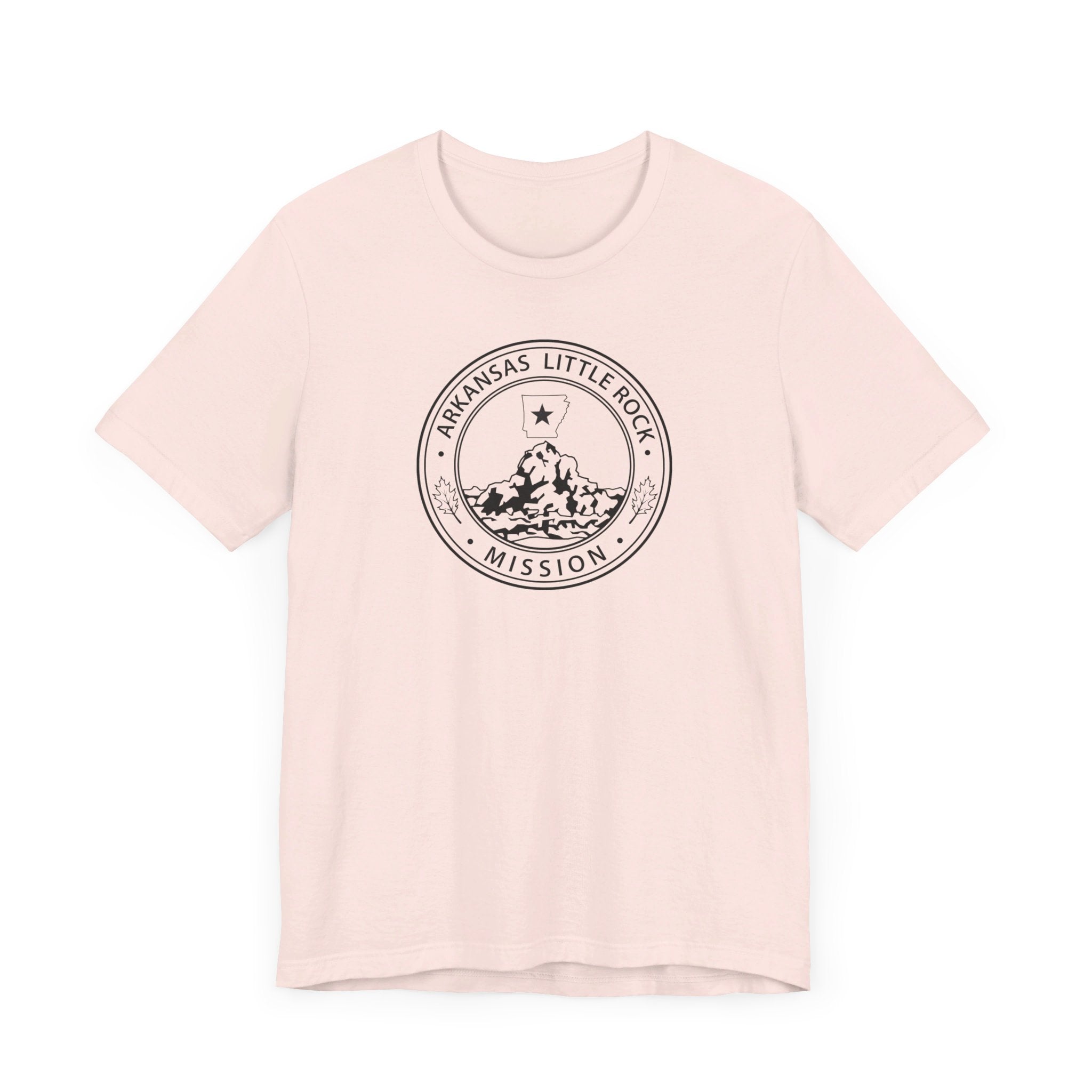Arkansas Little Rock Mission Circular Monochrome Logo T-Shirt - Mission Wishlist - LDS Missionary Gift Store