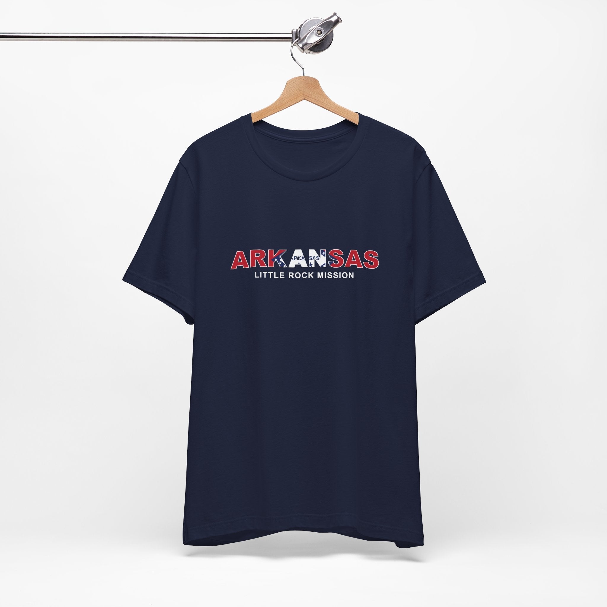 Arkansas Little Rock Mission Flag Title T-shirt - Mission Wishlist - LDS Missionary Gift Store