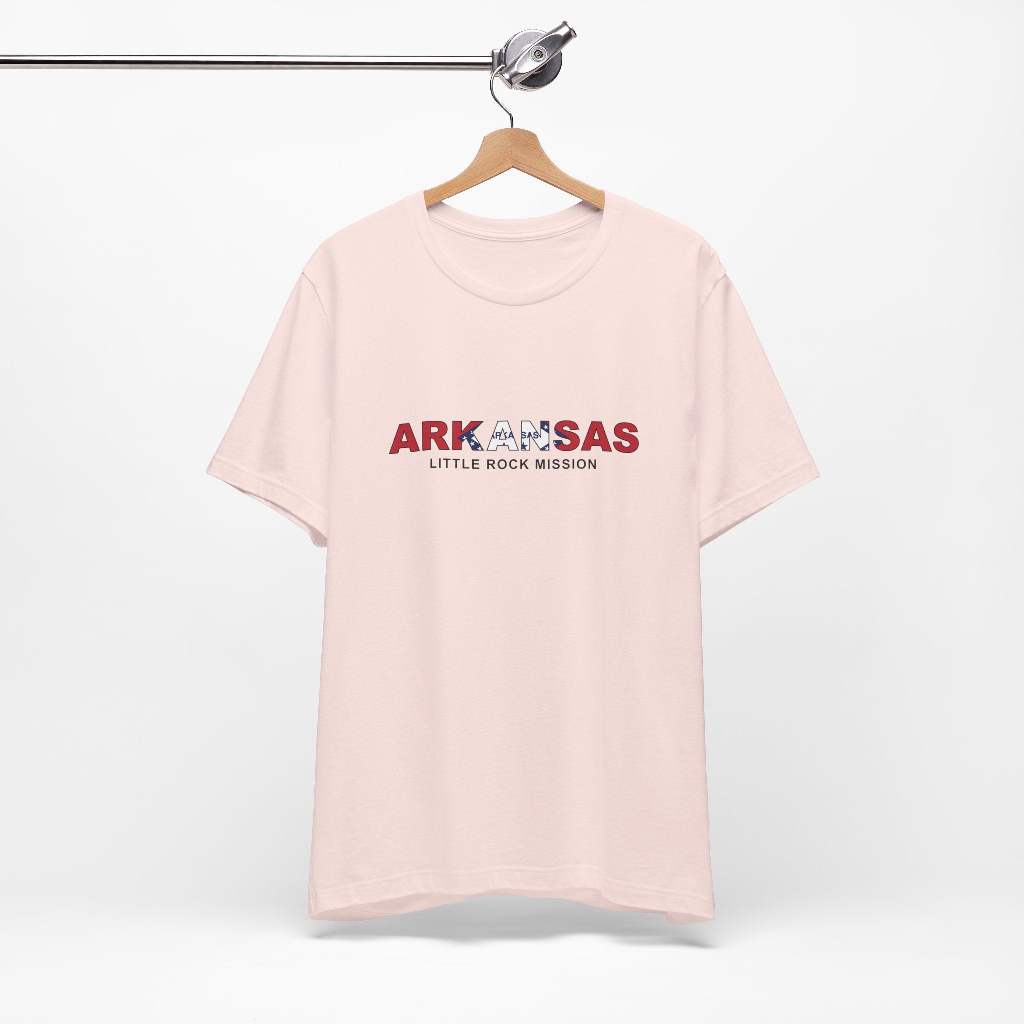 Arkansas Little Rock Mission Flag Title T-shirt - Mission Wishlist - LDS Missionary Gift Store