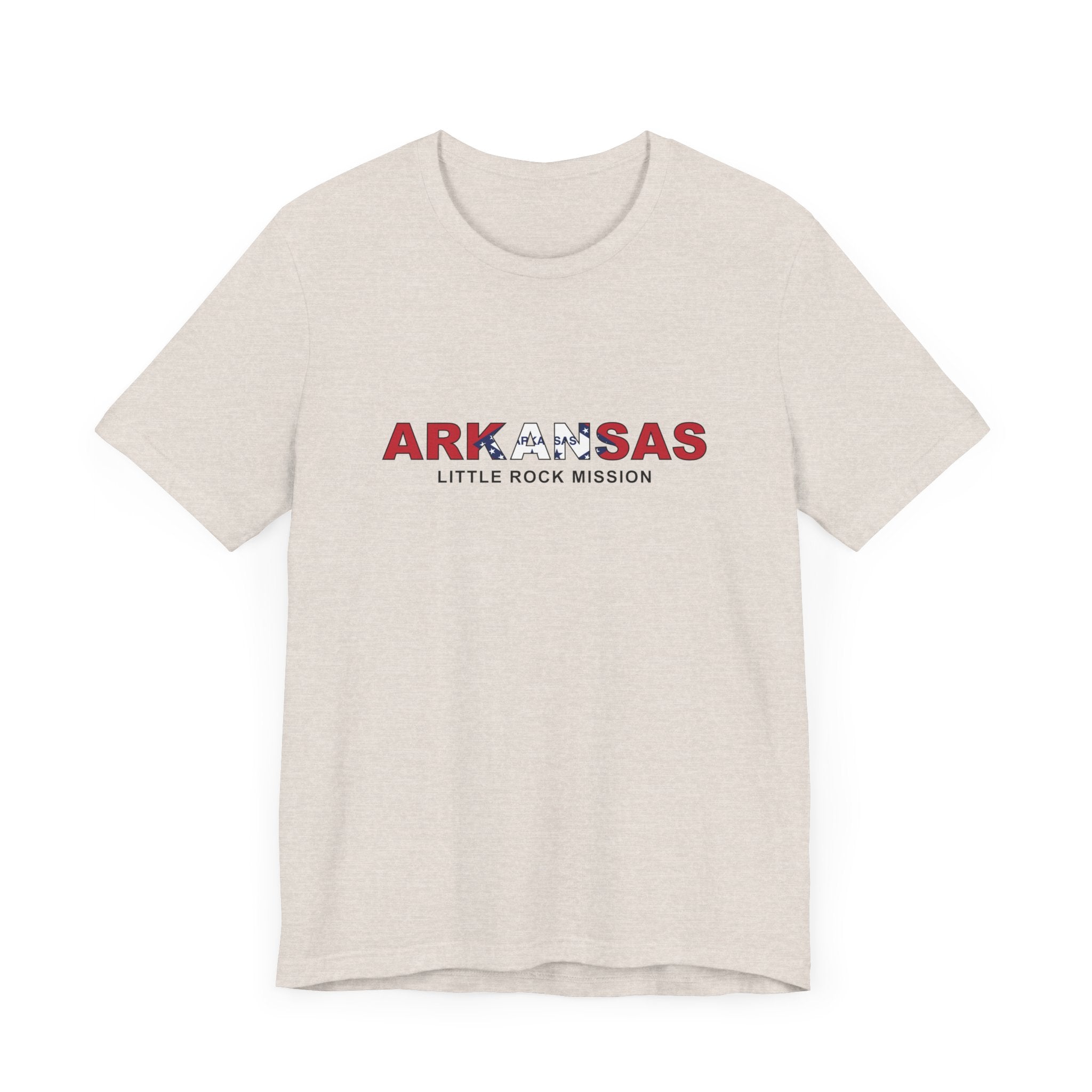 Arkansas Little Rock Mission Flag Title T-shirt - Mission Wishlist - LDS Missionary Gift Store