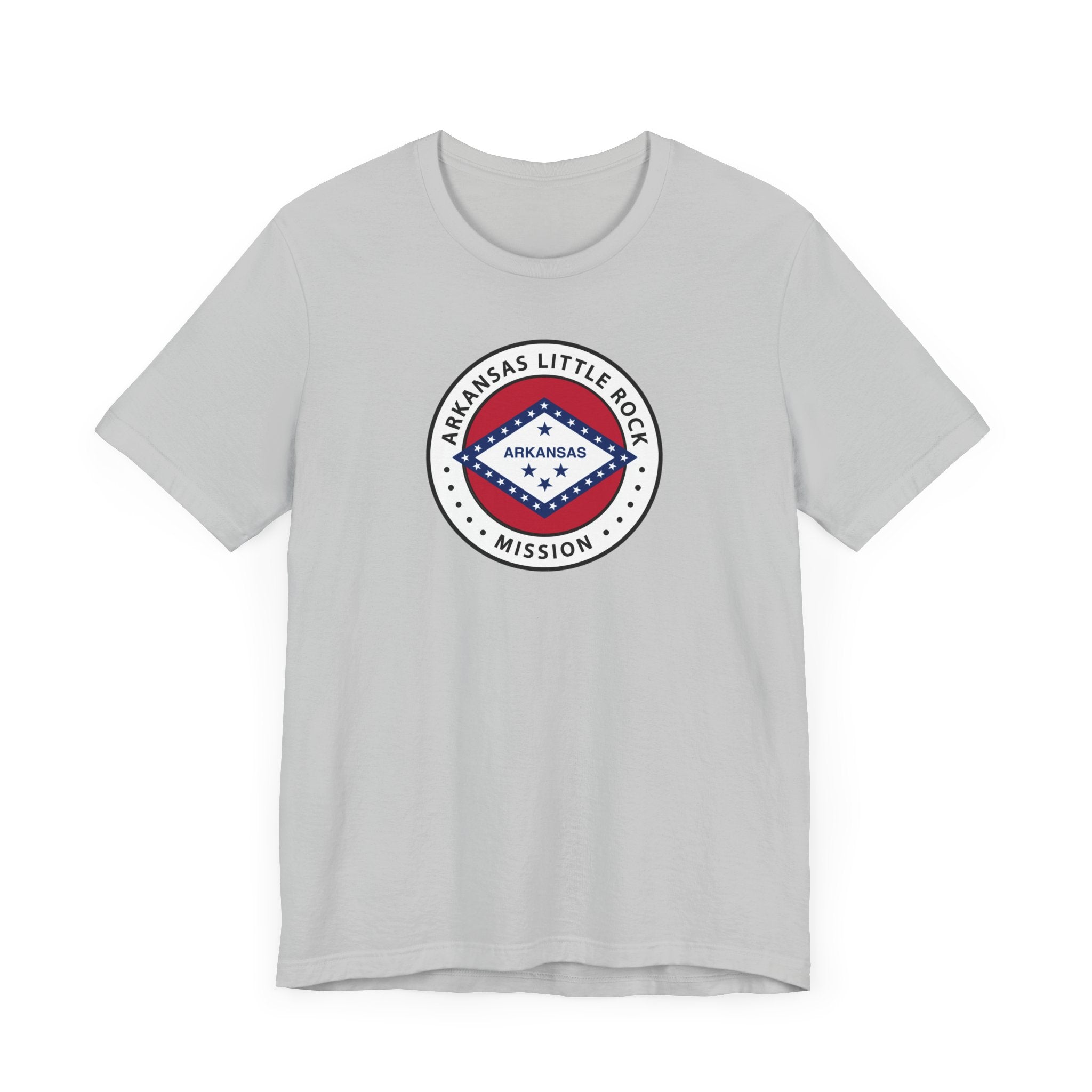 Arkansas Little Rock Mission State Flag Logo (White Border) T-shirt - Mission Wishlist - LDS Missionary Gift Store