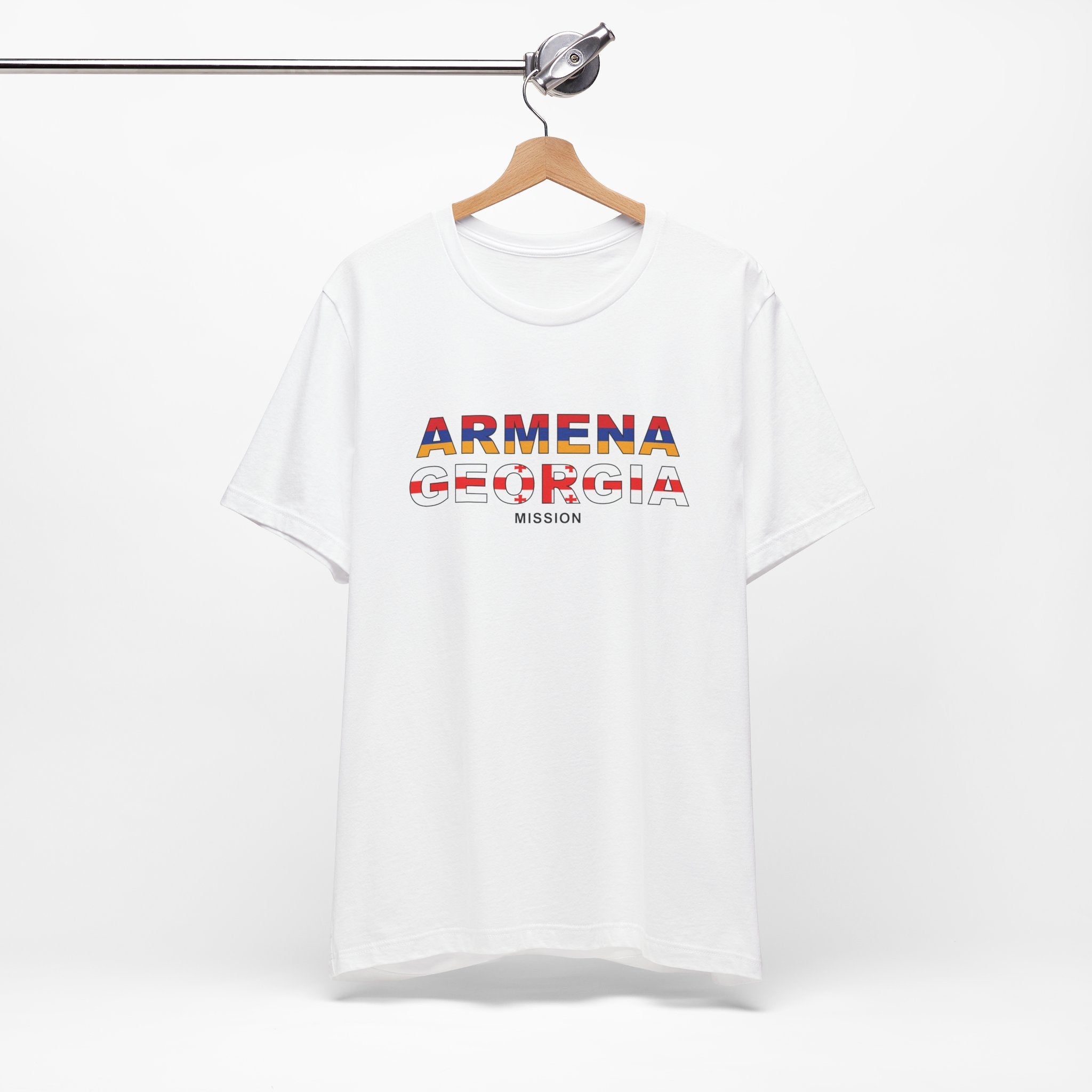 Armenia - Georgia Mission Flag Title T-shirt - Mission Wishlist - LDS Missionary Gift Store
