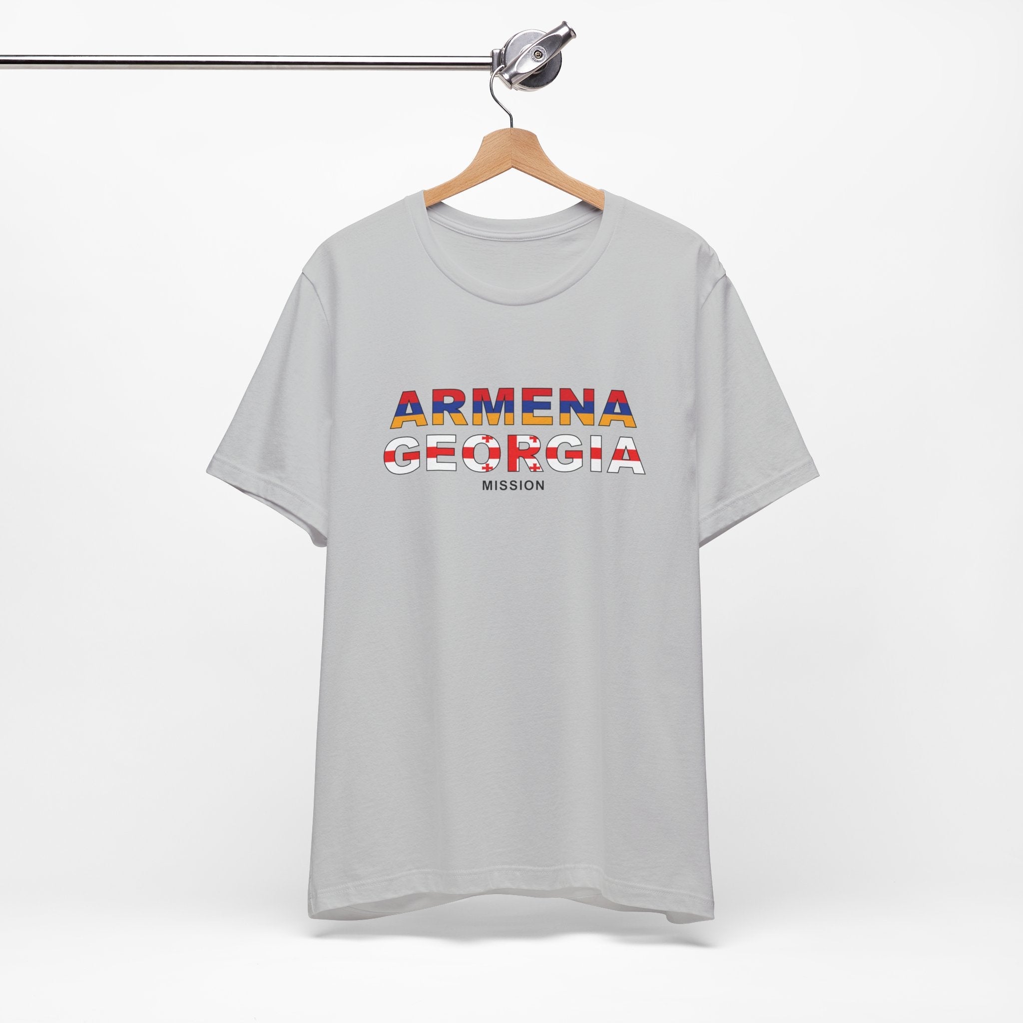 Armenia - Georgia Mission Flag Title T-shirt - Mission Wishlist - LDS Missionary Gift Store